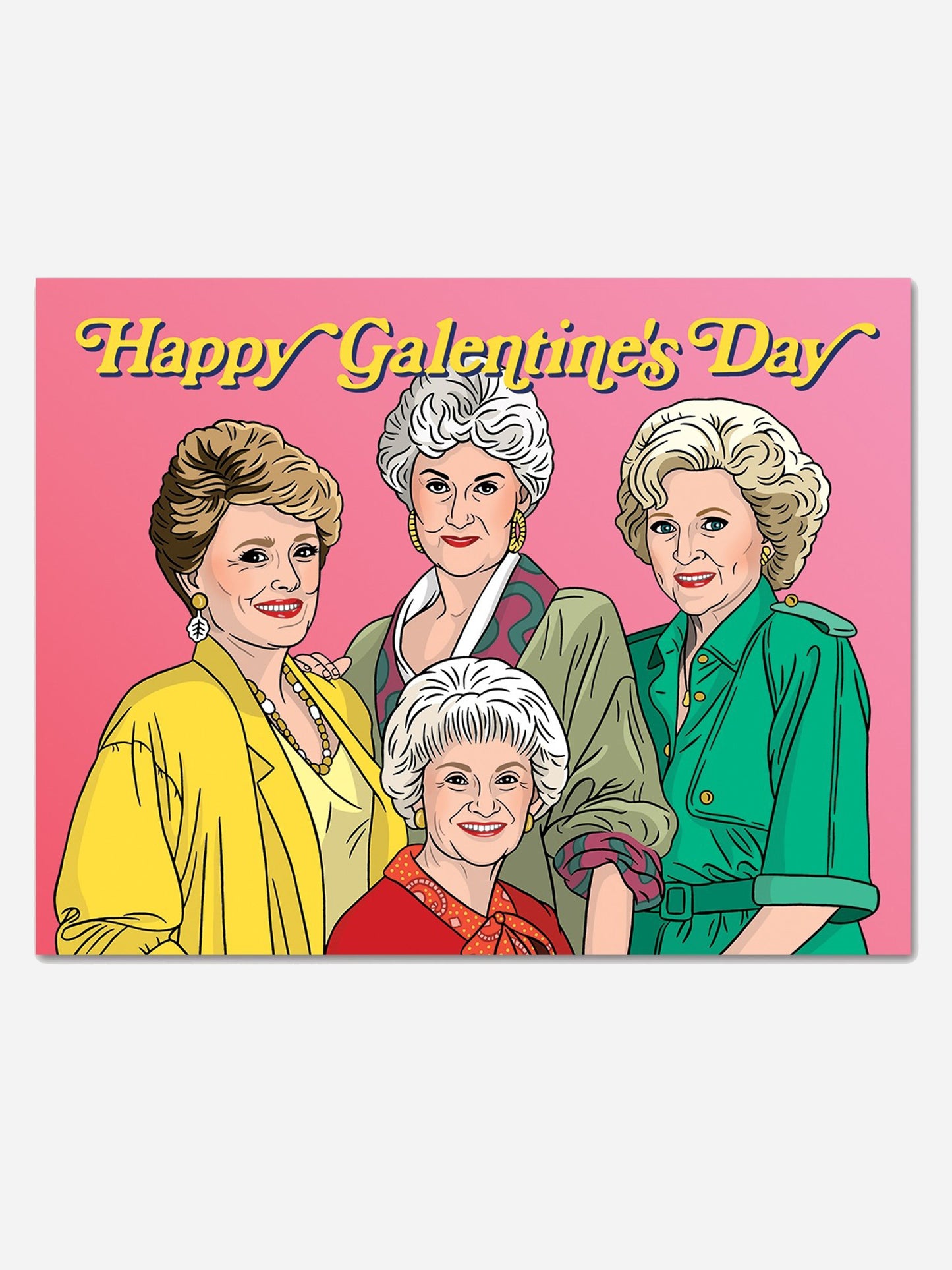 The Found Happy Galentine's Day Card - Saint Bernard