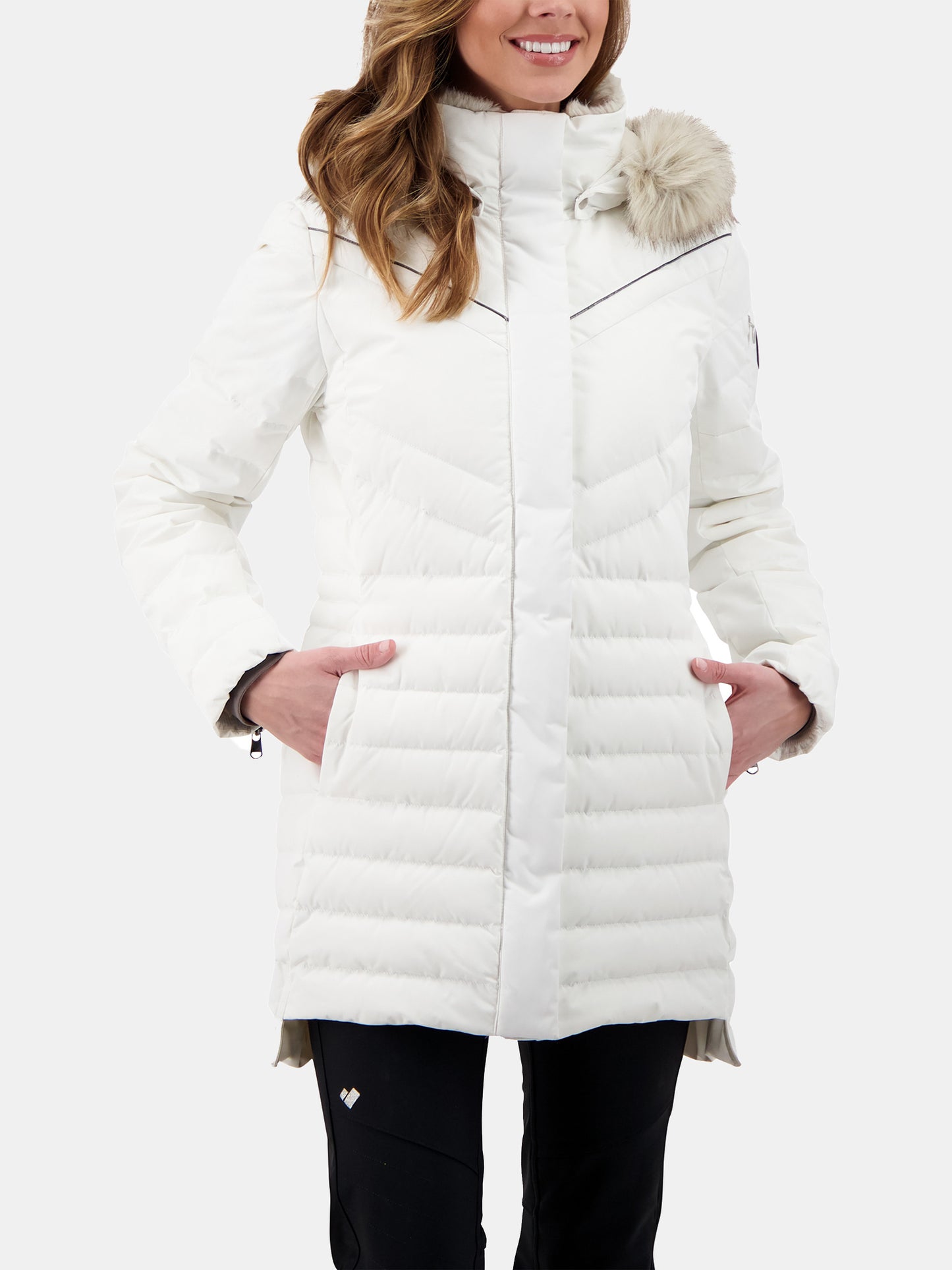 Obermeyer Women's Blossom Down Parka w/Faux Fur - Saint Bernard