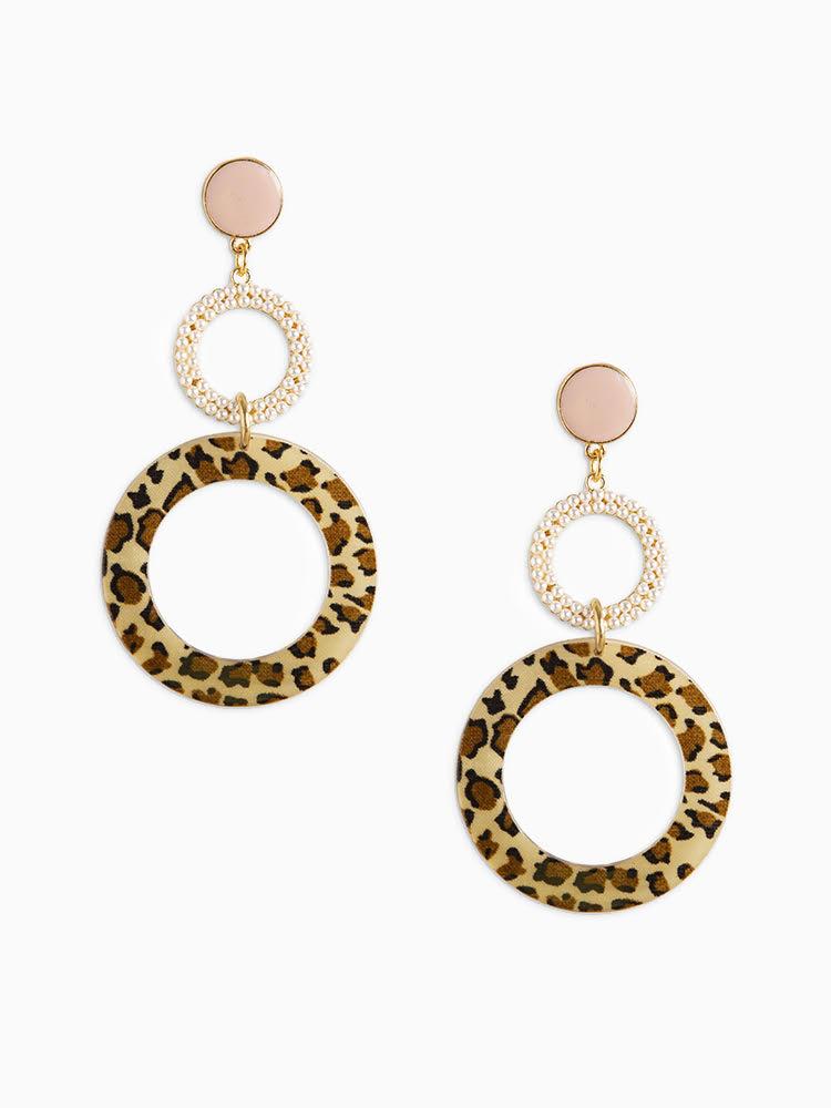 Neely Phelan Olivia Drop Hoop Earring - Saint Bernard