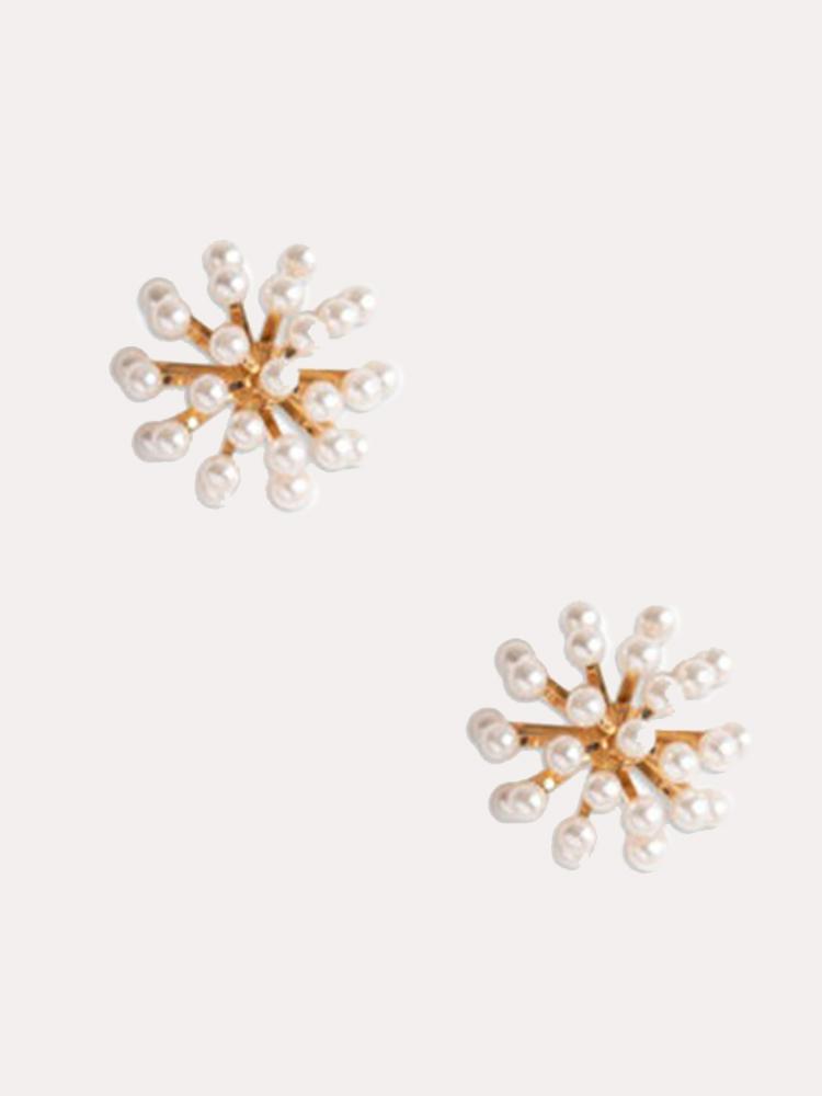 Neely Phelan Pearl Starburst Stud Earring - Saint Bernard