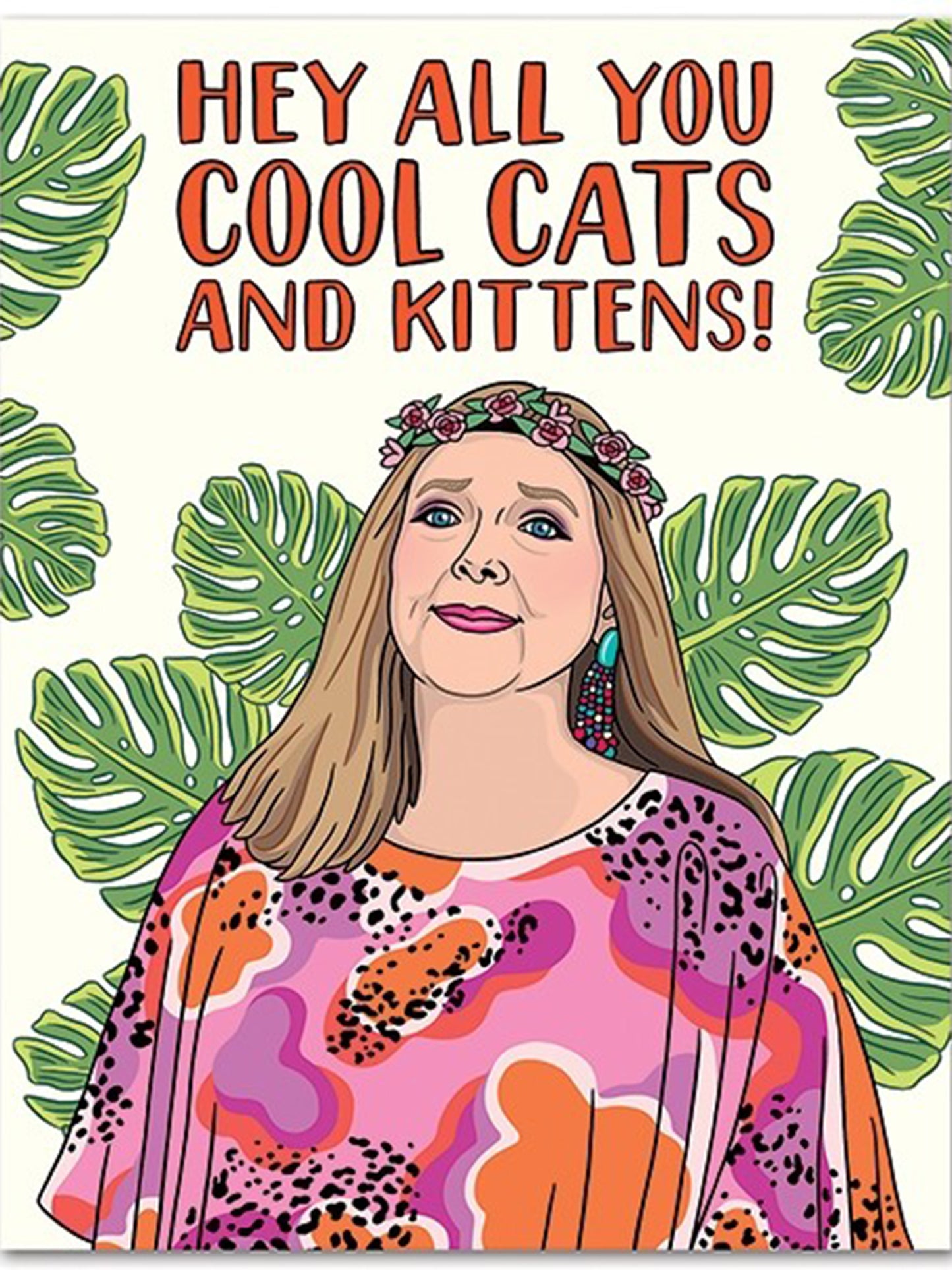 The Found Hey All You Cool Cats And Kittens Greeting Card - Saint Bernard