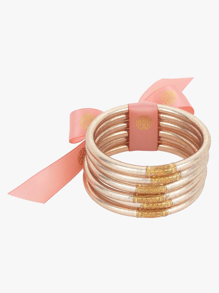 BudhaGirl Women's Serenity Prayer All Weather Bangle Set