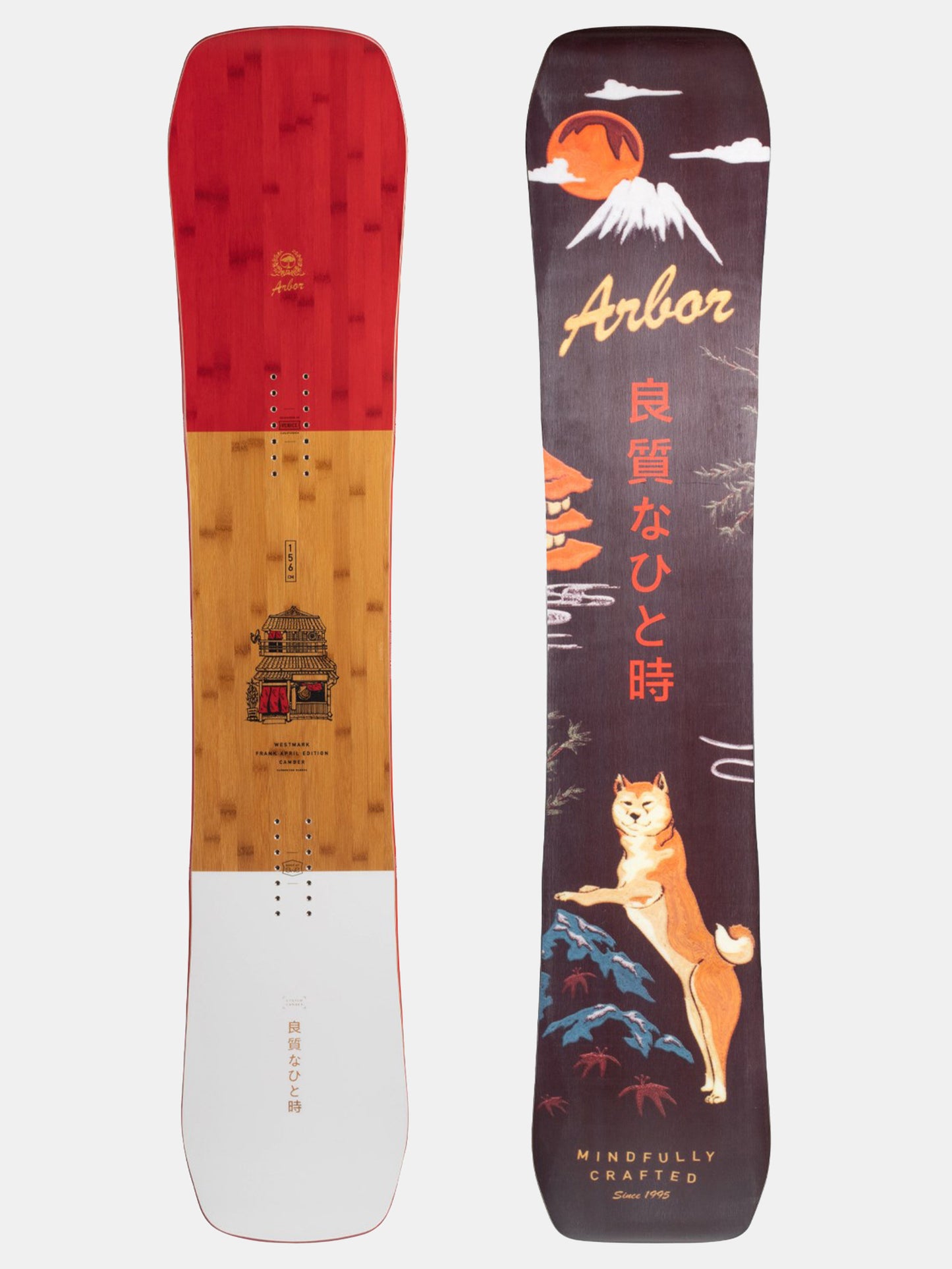 Arbor Westmark Camber Frank April Snowboard 2021 - Saint Bernard