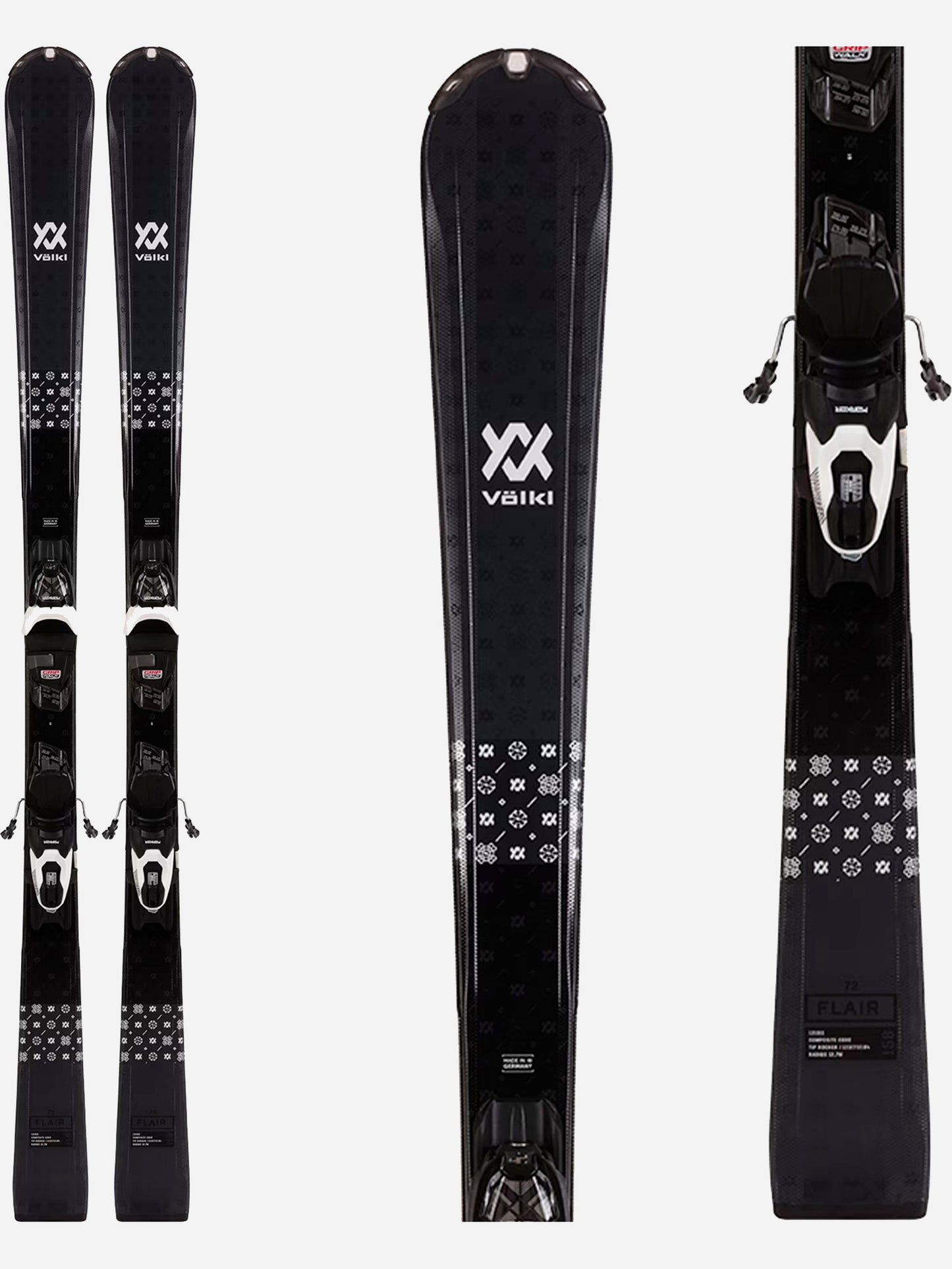 Volkl Flair 72 Skis + vMotion 10 GW Bindings Women's 2023 - Saint Bernard