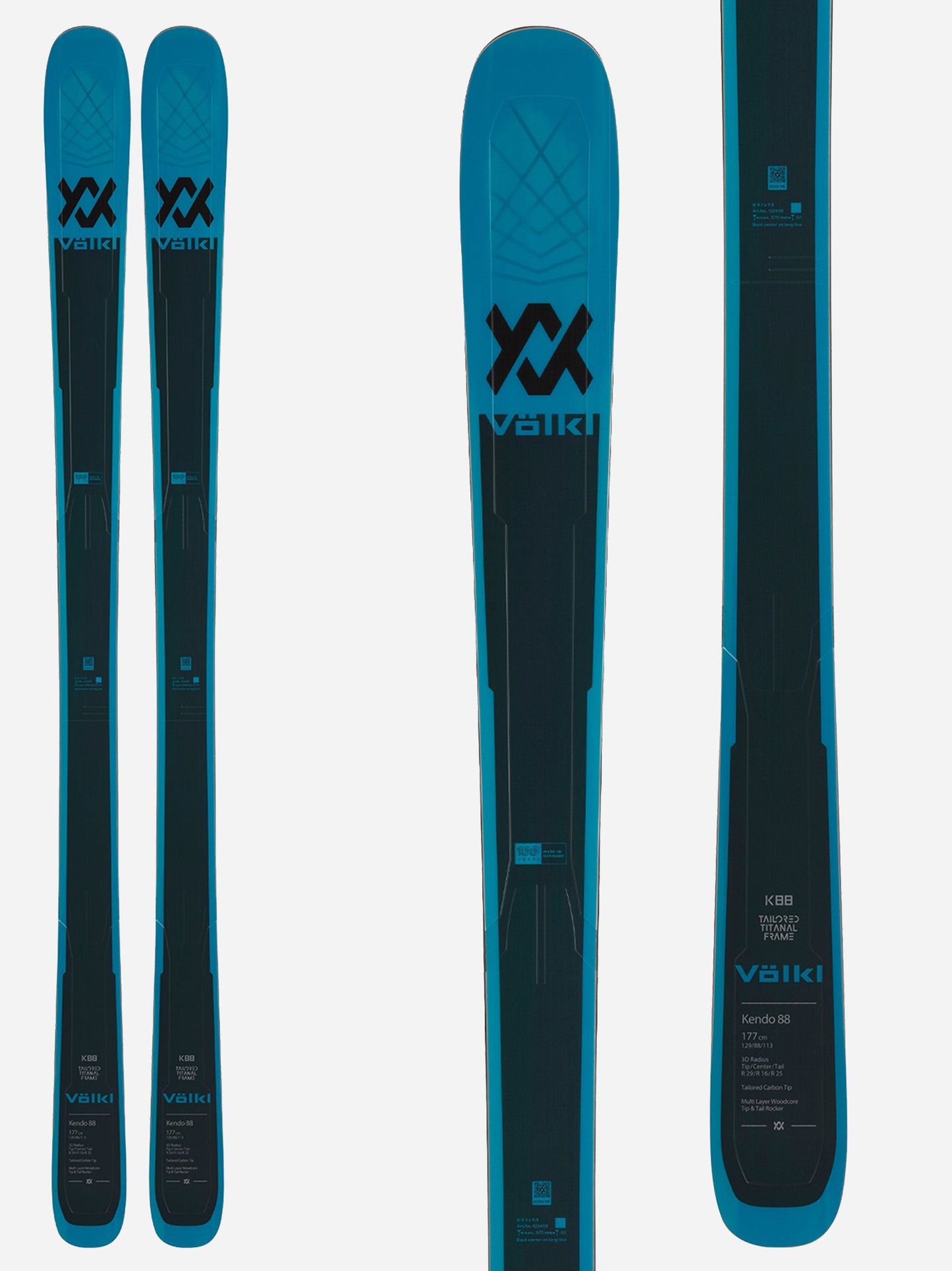 Volkl Kendo 88 Skis 2023 - Saint Bernard