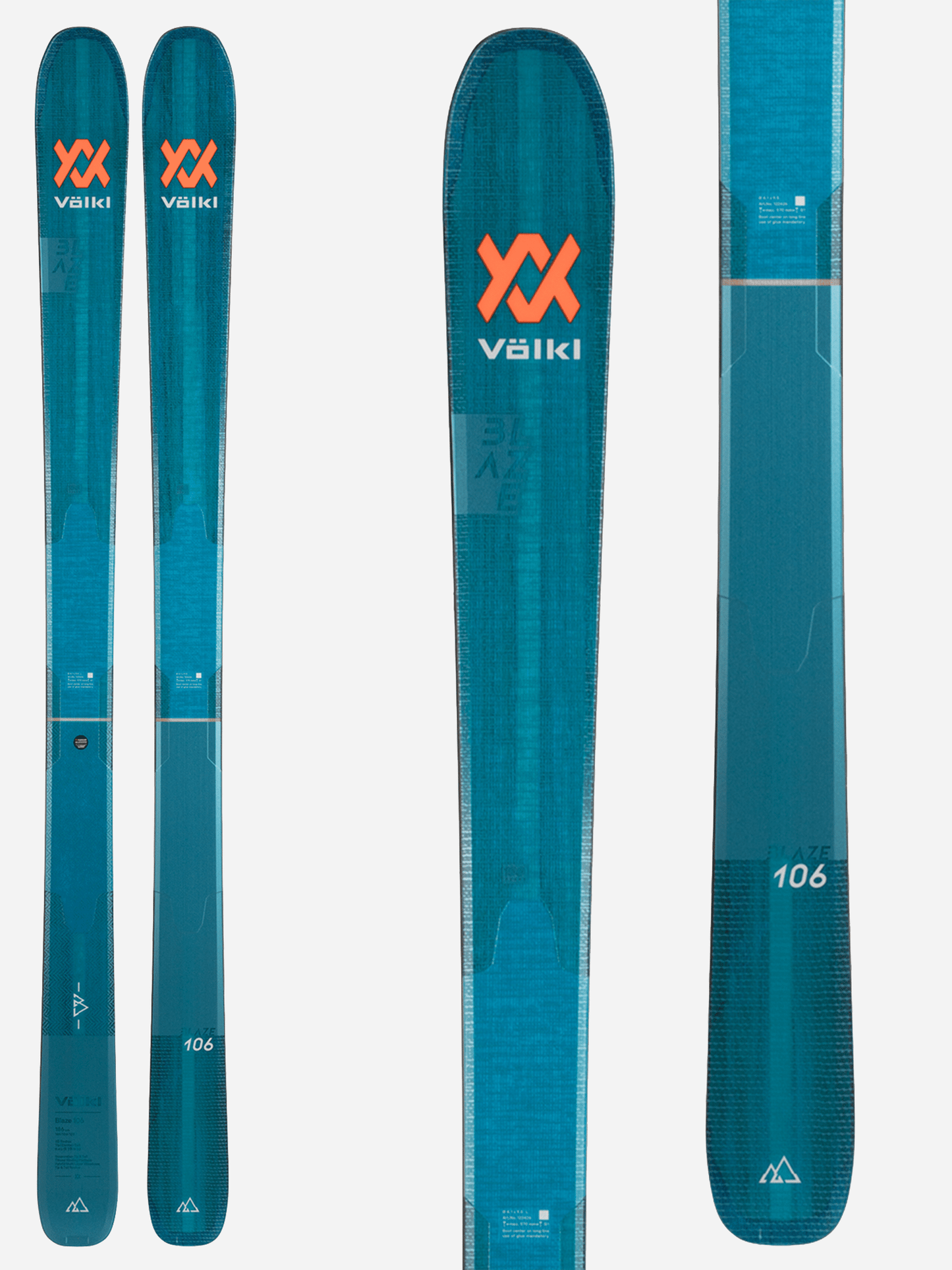 Volkl Blaze 106 Skis 2023 - Saint Bernard