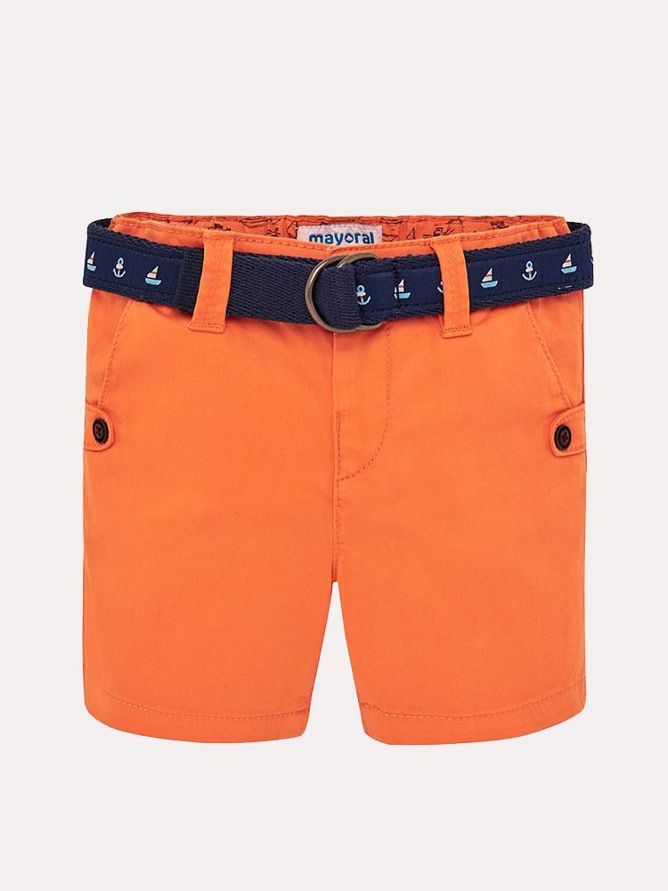 Mayoral Boys' Sporty Short with Belt - Saint Bernard
