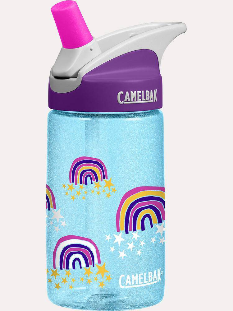 CamelBak Eddy Kids .4L Glitter Rainbows Water Bottle - Saint Bernard