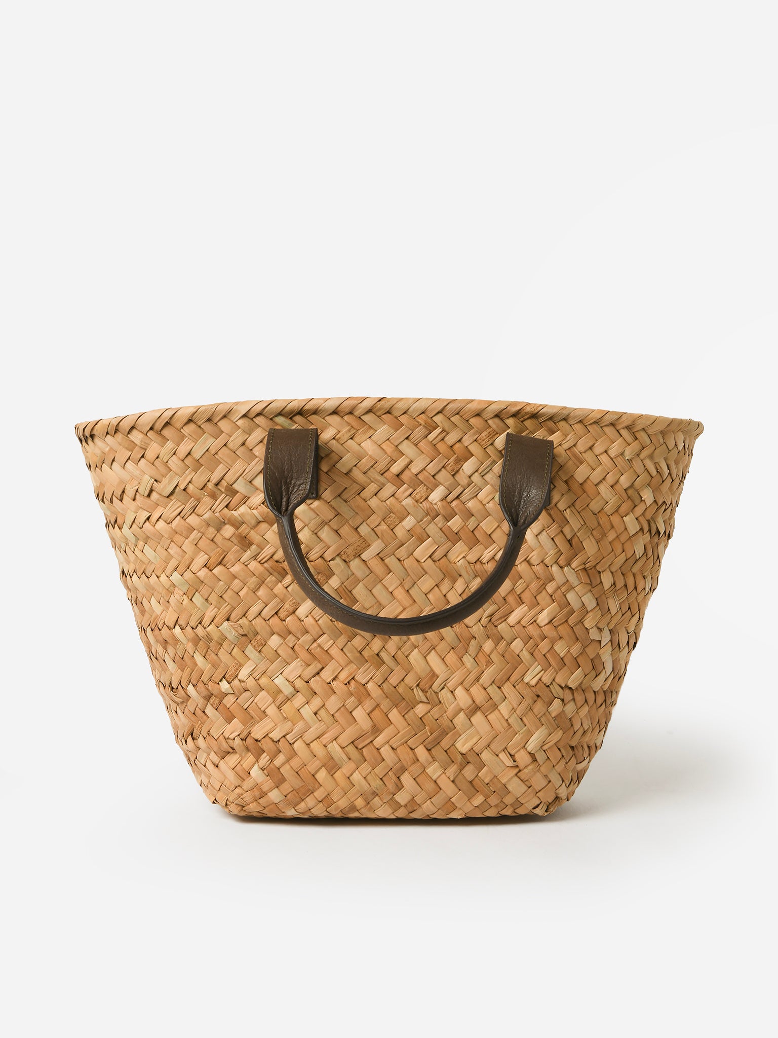 Kayu Preston Leather Handle Straw Tote Saint Bernard