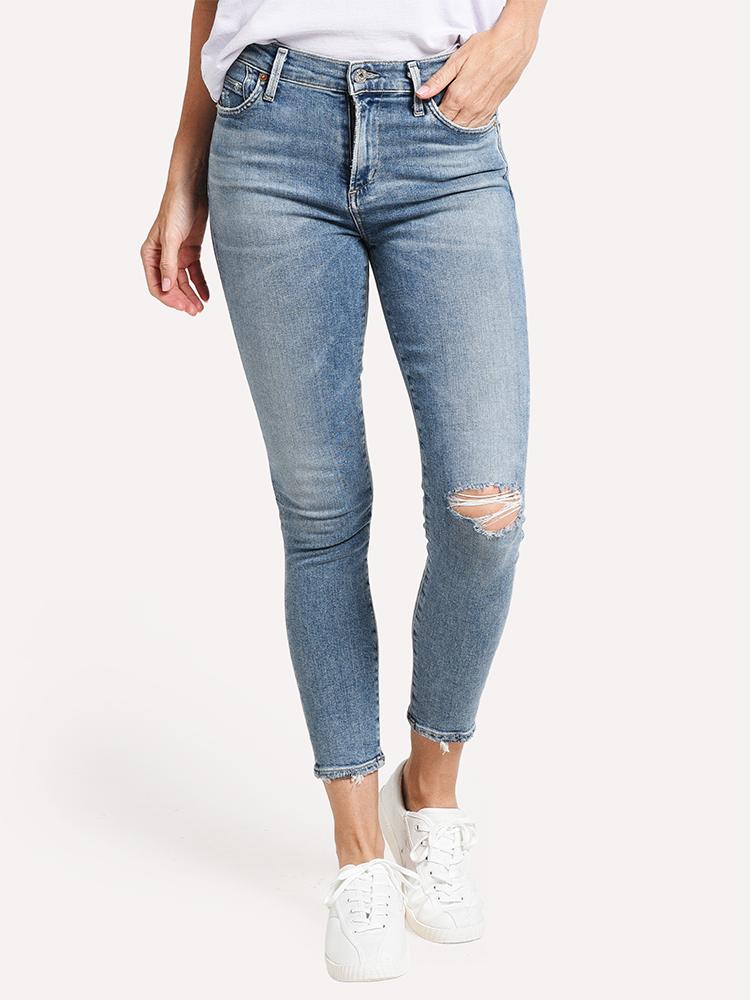 Citizens Of Humanity Women's Rocket Crop Mid-Rise Skinny Jean - Saint Bernard