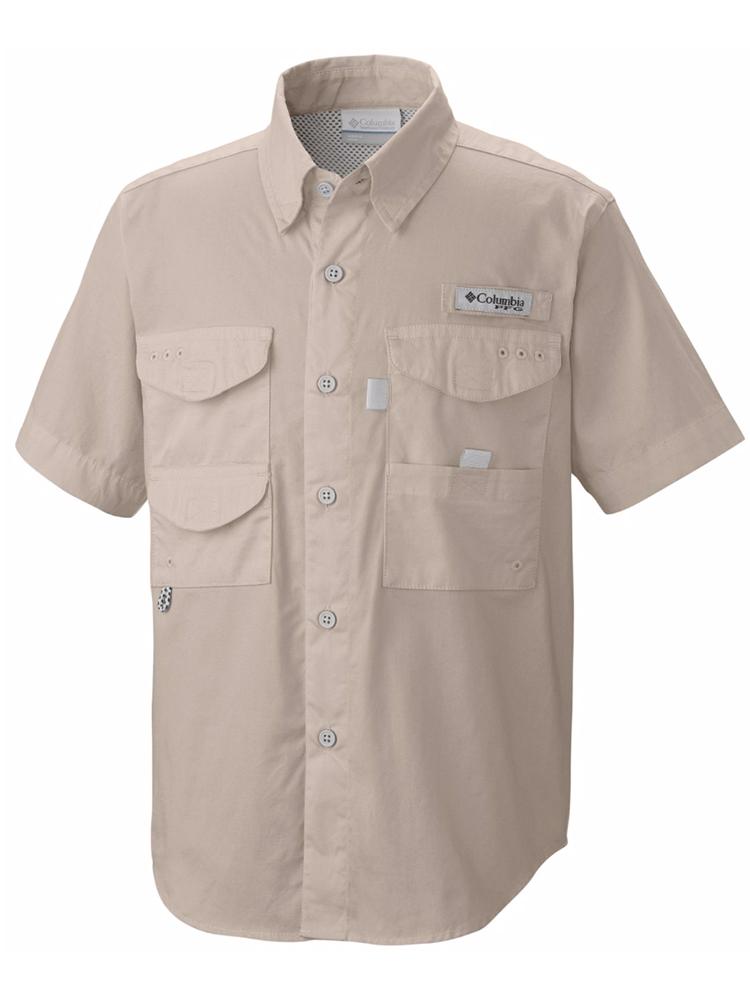 Columbia Fishing Shirt Columbia Men's Bonehead Short Sleeve Shirt - Performance Fishing Gear With Rod Holder Bonehead Fishing Apparel