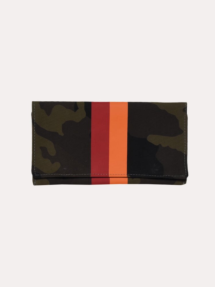 Totem Camo Clutch with Double Stripe - Saint Bernard