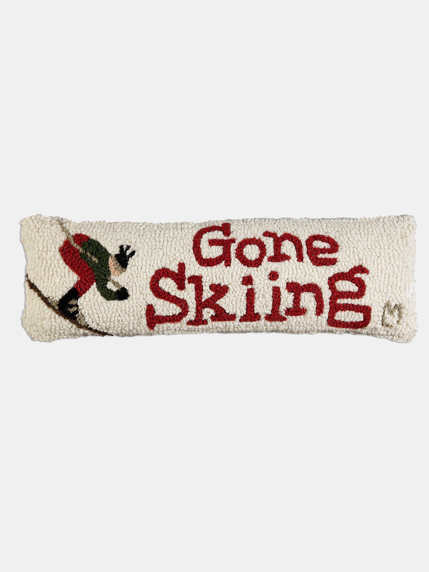 Chandler 4 Corners Gone Skiing Pillow - Saint Bernard