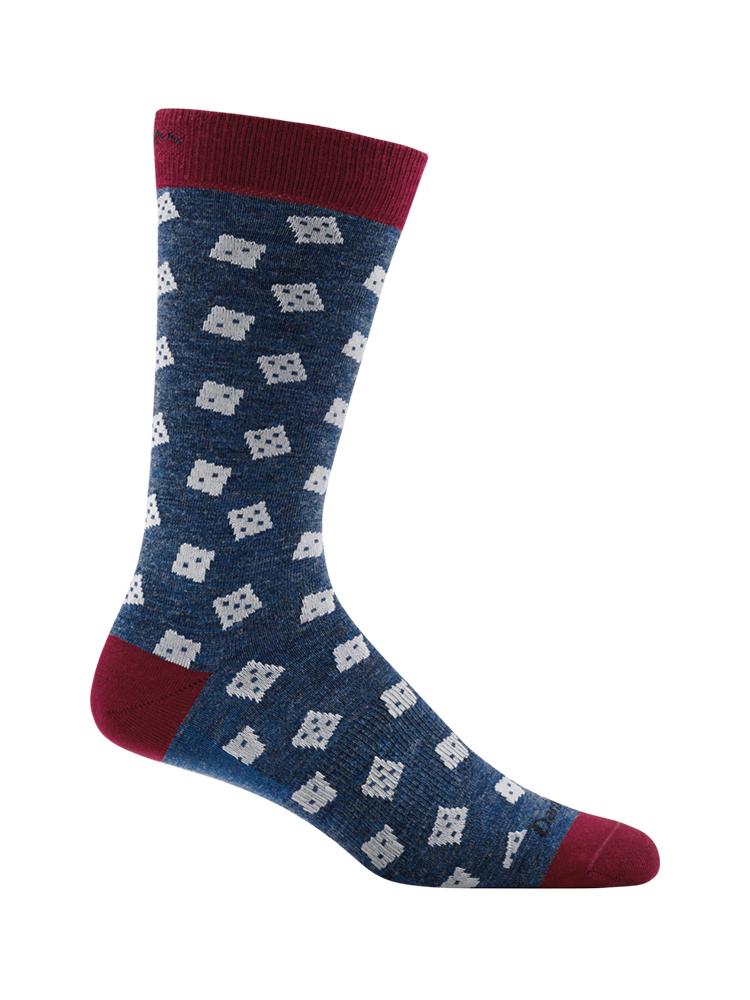 Darn Tough Men's Dice Crew Light Sock - Saint Bernard