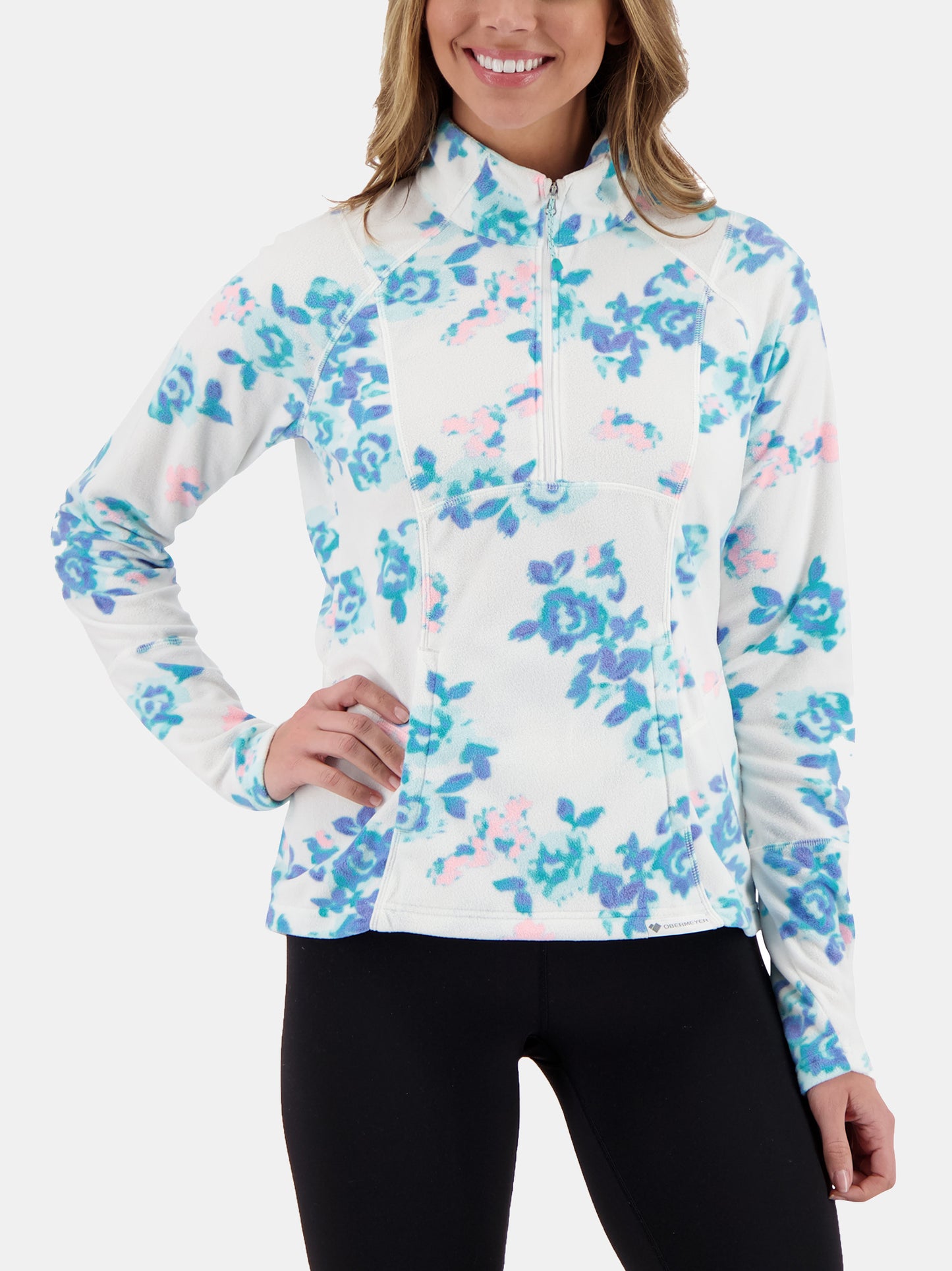 Obermeyer Women's Sonja 1/4 Zip Fleece - Saint Bernard