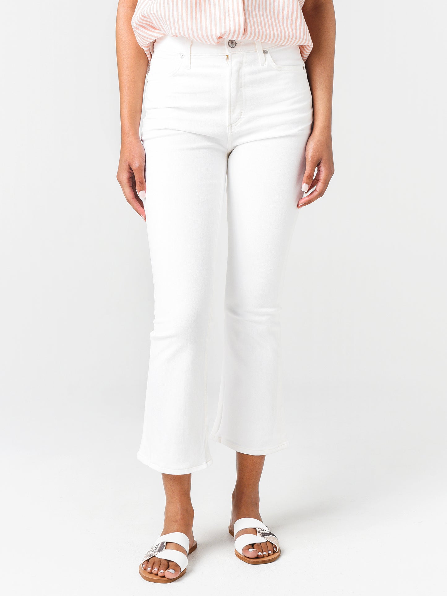 Citizens Of Humanity Women's Demy Cropped Flare Jean - Saint Bernard