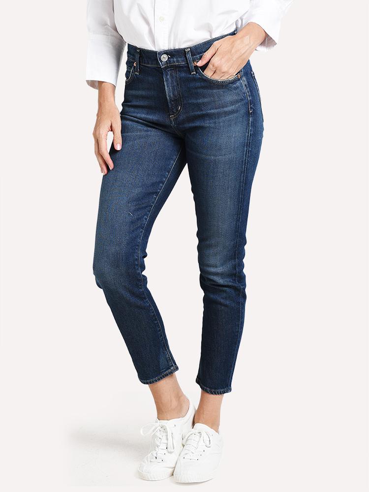 Citizens Of Humanity Harlow Ankle Mid-Rise Slim Jean - Saint Bernard