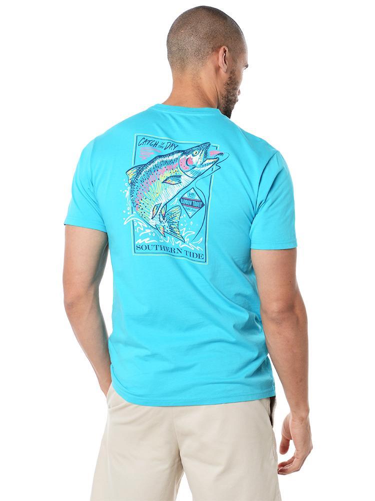 Southern Tide Men's Catch Of The Day Rainbow Trout T-Shirt