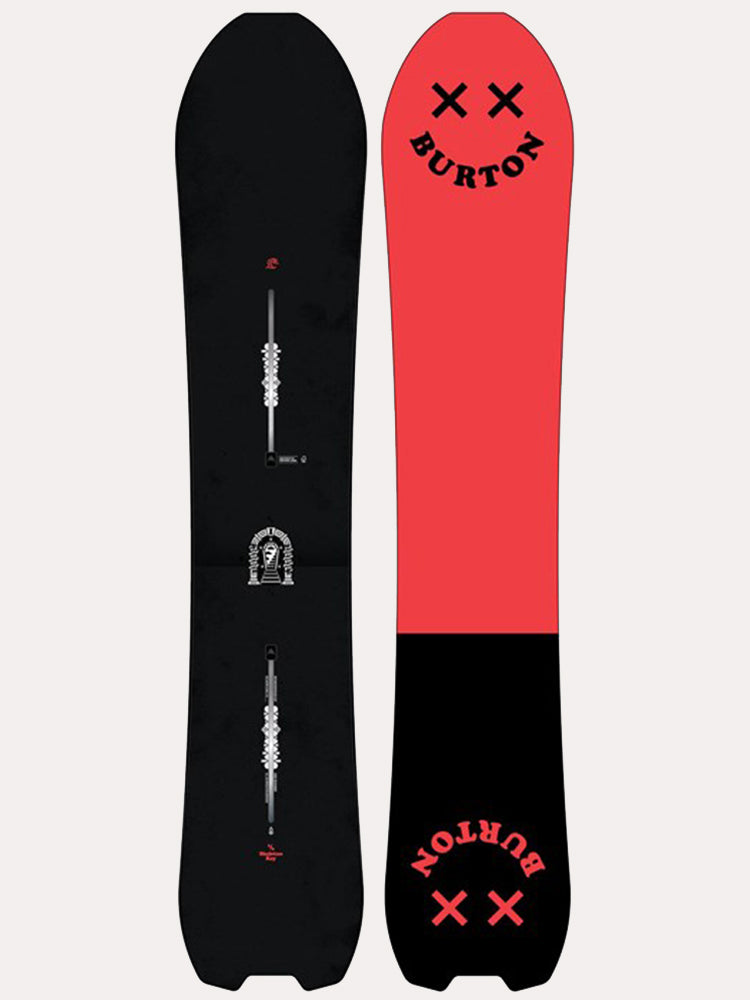 black and red burton snowboard Burton Skeleton Key Camber Snowboard 2020