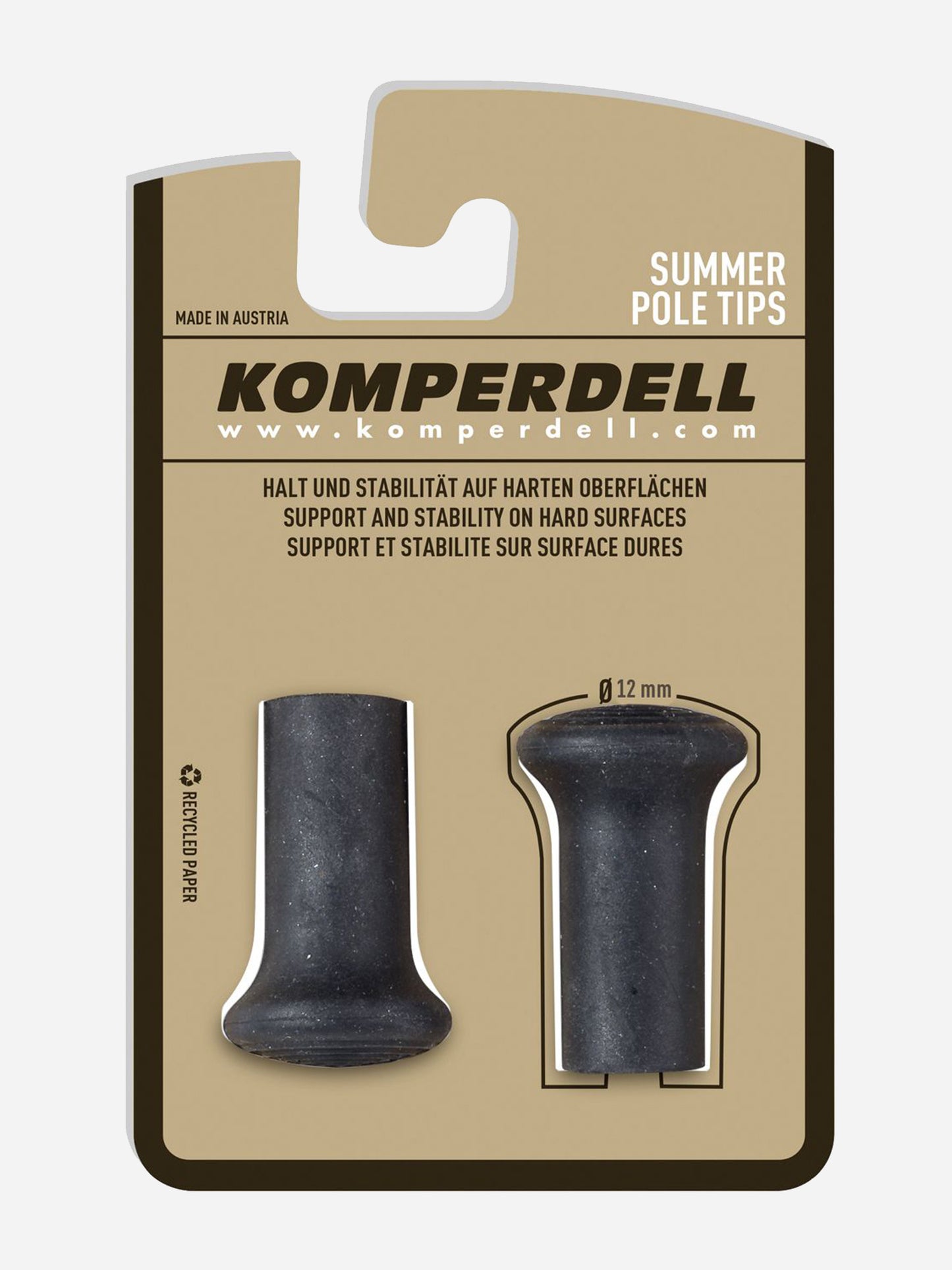 Komperdell Rubber Walking Tip - Saint Bernard