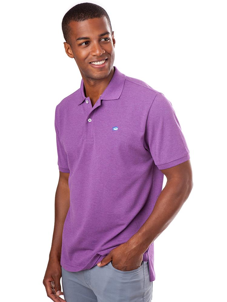Southern Tide Heathered Skipjack Polo Saint Bernard