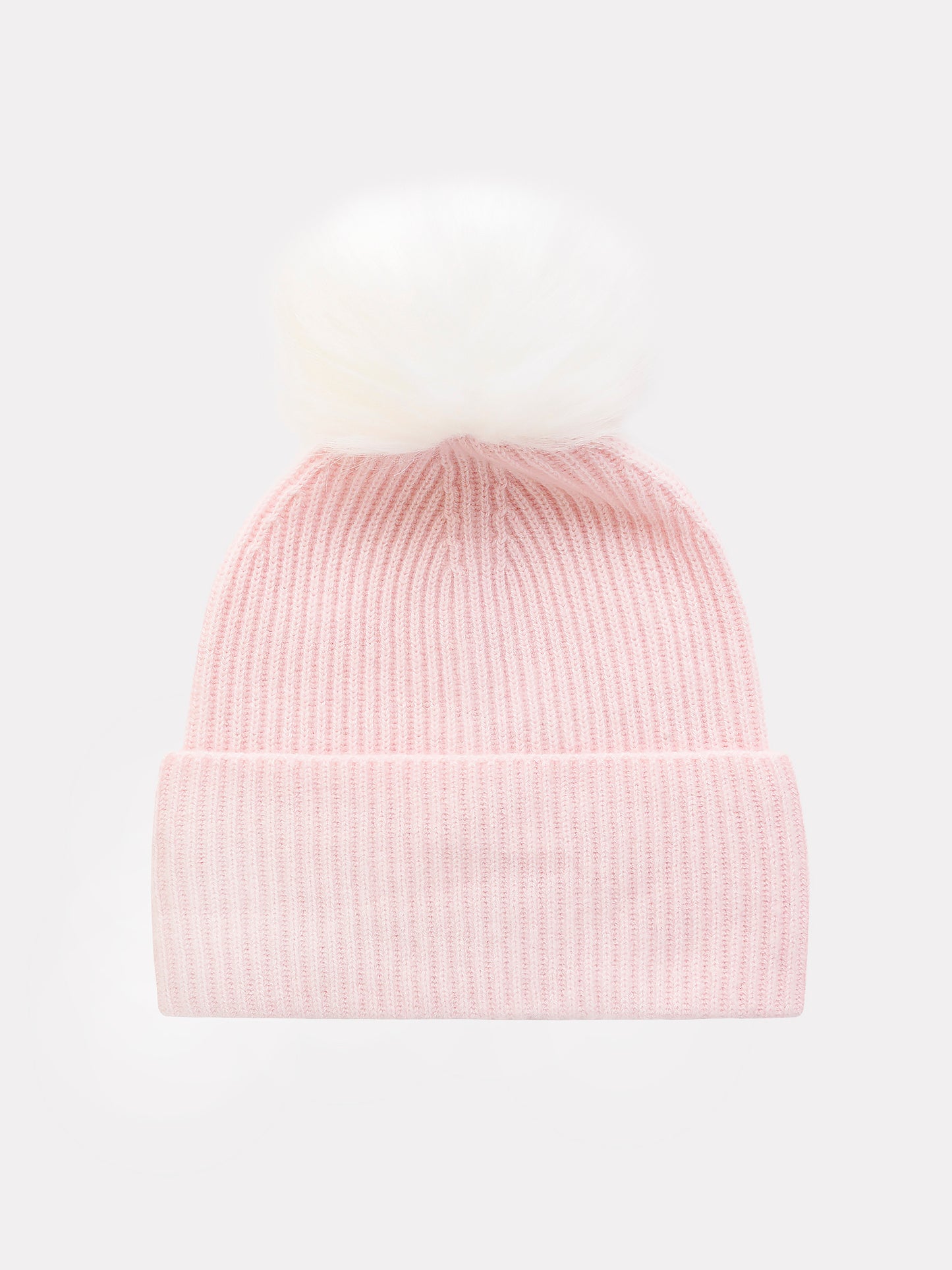 White + Warren Women's Cashmere Turnback Ribbed Beanie - Saint Bernard