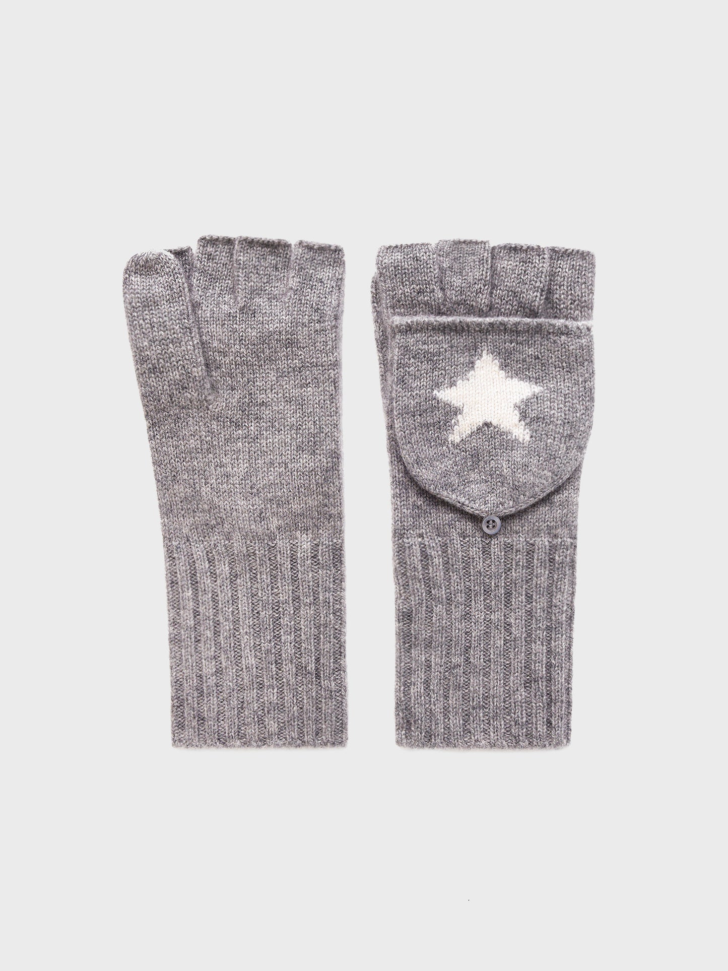 White + Warren Women's Cashmere Star Top Glove - Saint Bernard