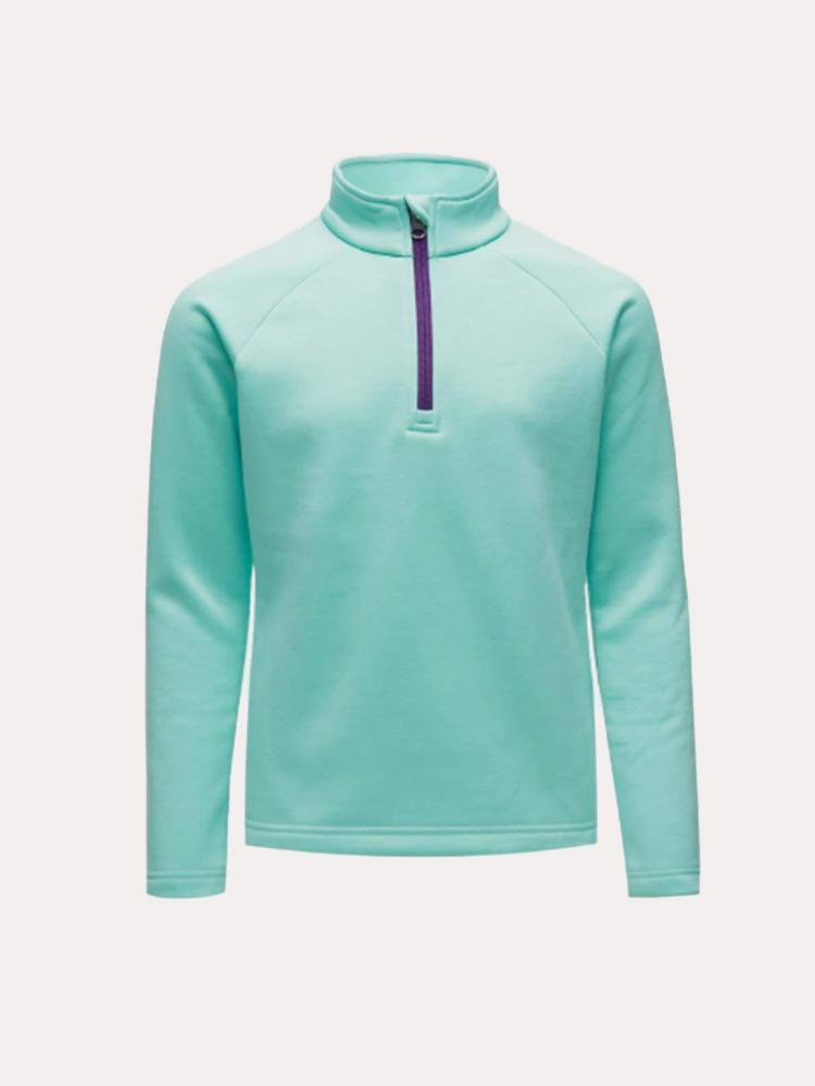 Spyder Girls' Savona Zip T-Neck Jacket - Saint Bernard