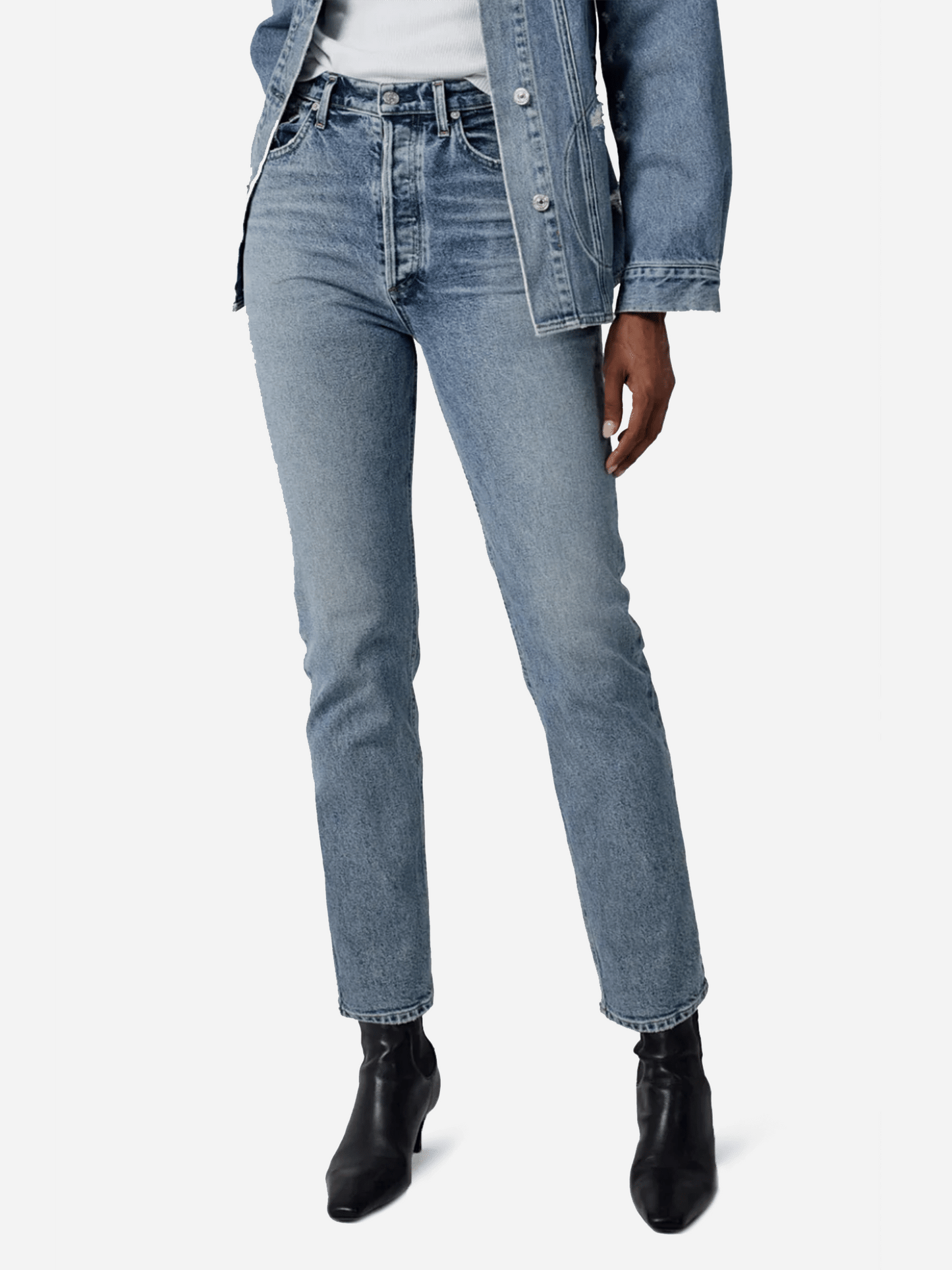 Citizens Of Humanity Women's Sabine High Rise Straight Jean - Saint Bernard