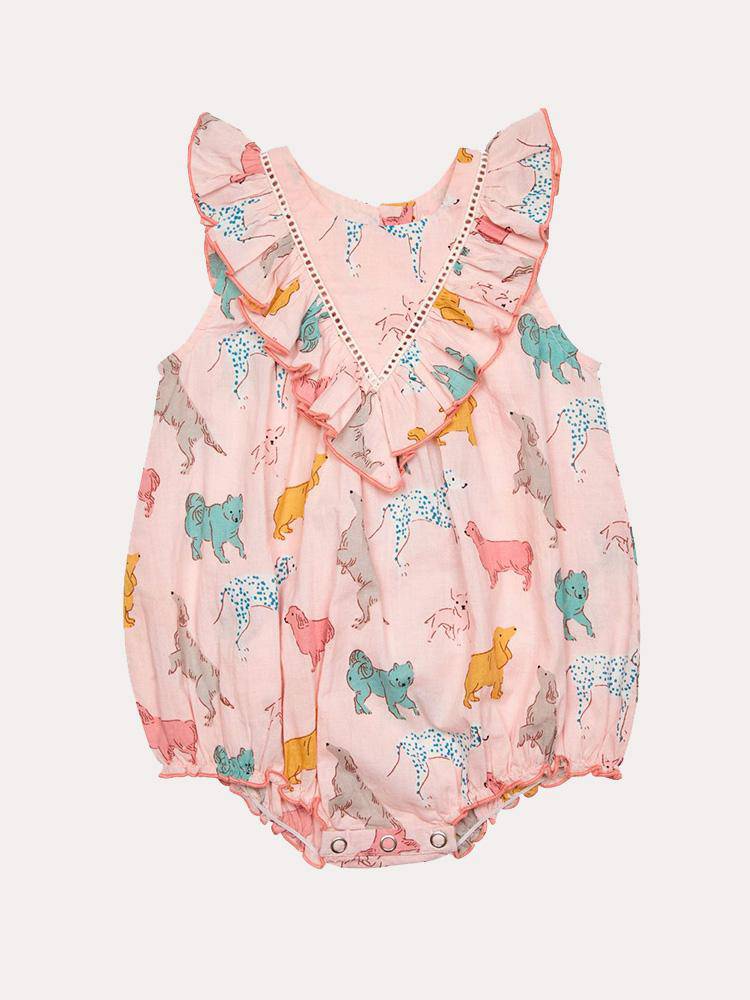 Pink Chicken Girls' Marly Bubble - Saint Bernard