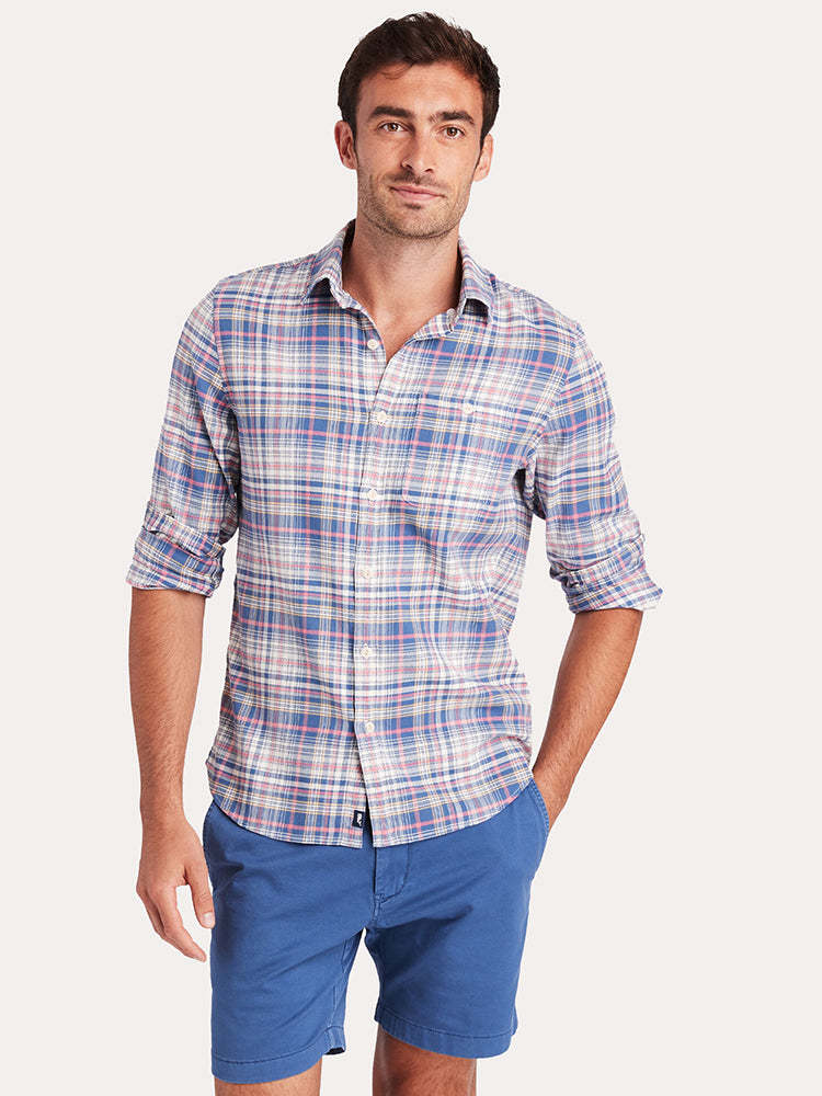 Vineyard Vines Slim Fit Harpers Longshore Shirt - Saint Bernard