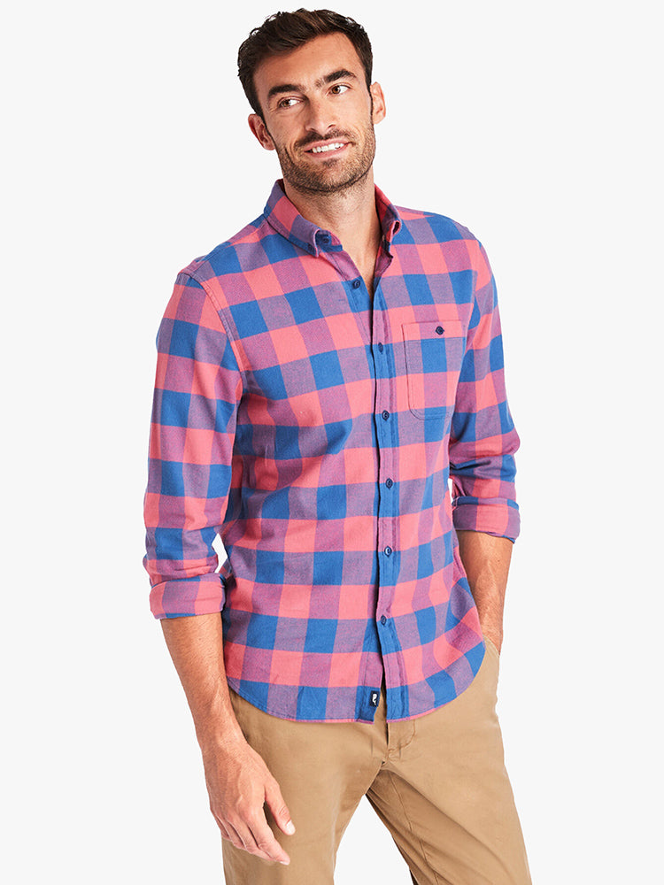 vineyard vines dress shirt Vineyard Vines Men’s Slim Fit Kelby Flannel Longshore Shirt
