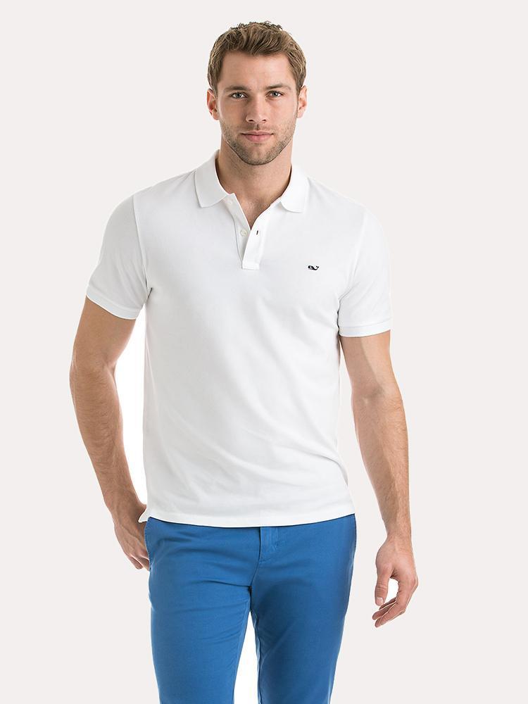 Vineyard Vines Stretch Pique Polo - Saint Bernard