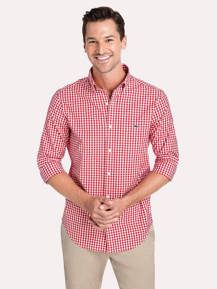 Vineyard Vines Men's Carleton Gingham Classic Tucker Shirt Vineyard Vines Men's Carleton Gingham Classic Tucker Shirt