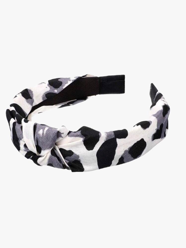 Mad Jewels Snow Leapord Headband - Saint Bernard