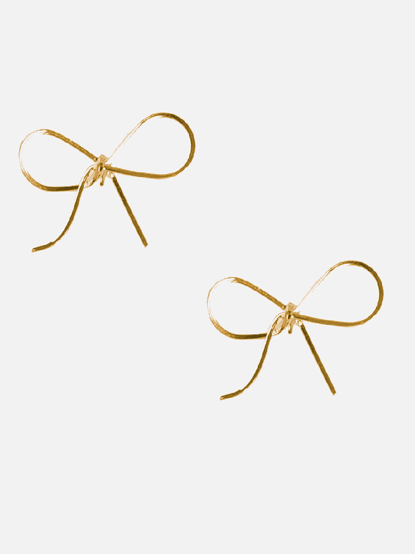 Neely Phelan Dainty Gold Bow Stud - Saint Bernard
