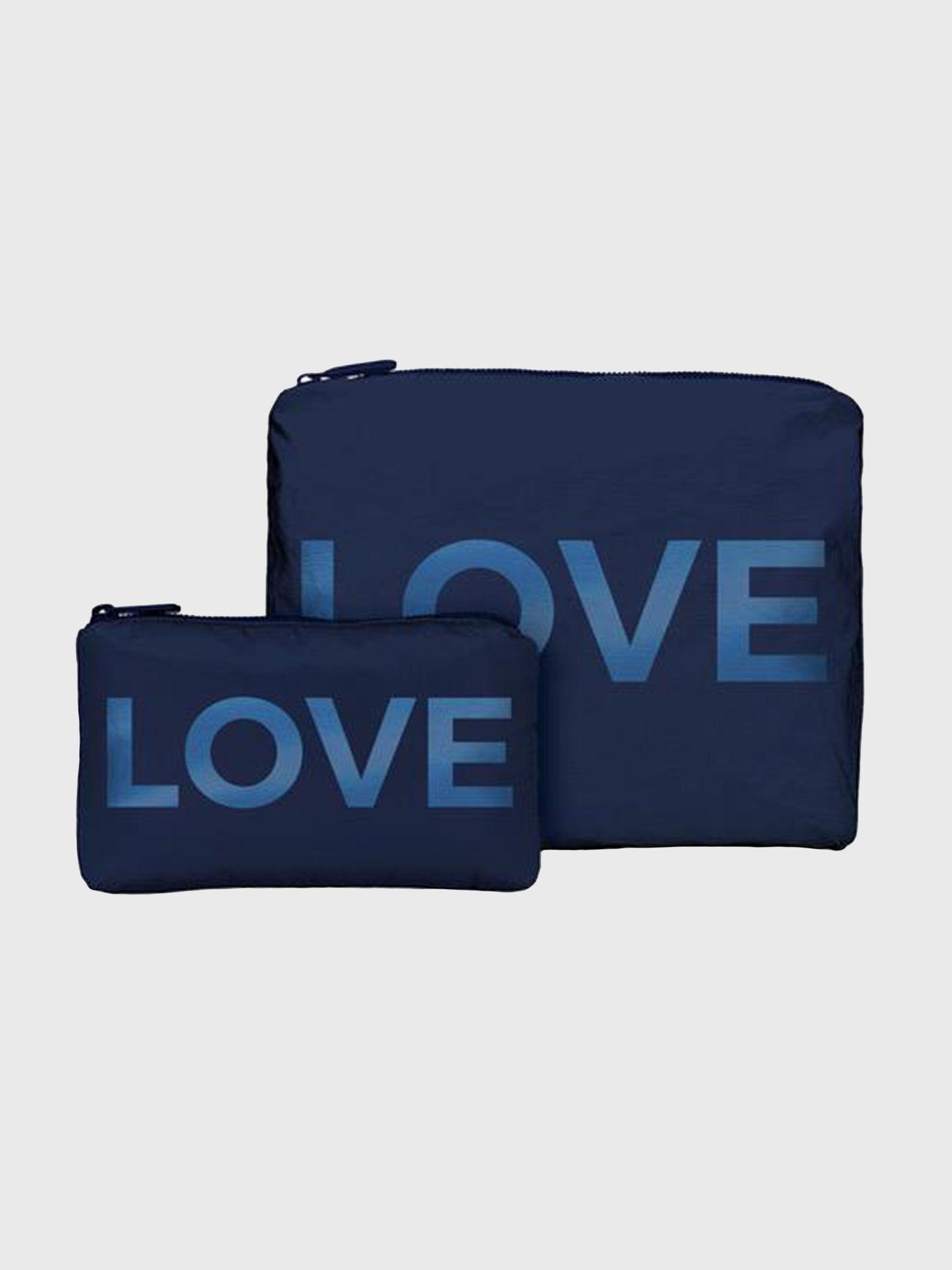 HiLoveTravel Set Of Two Navy Shimmer Love Packs - Saint Bernard