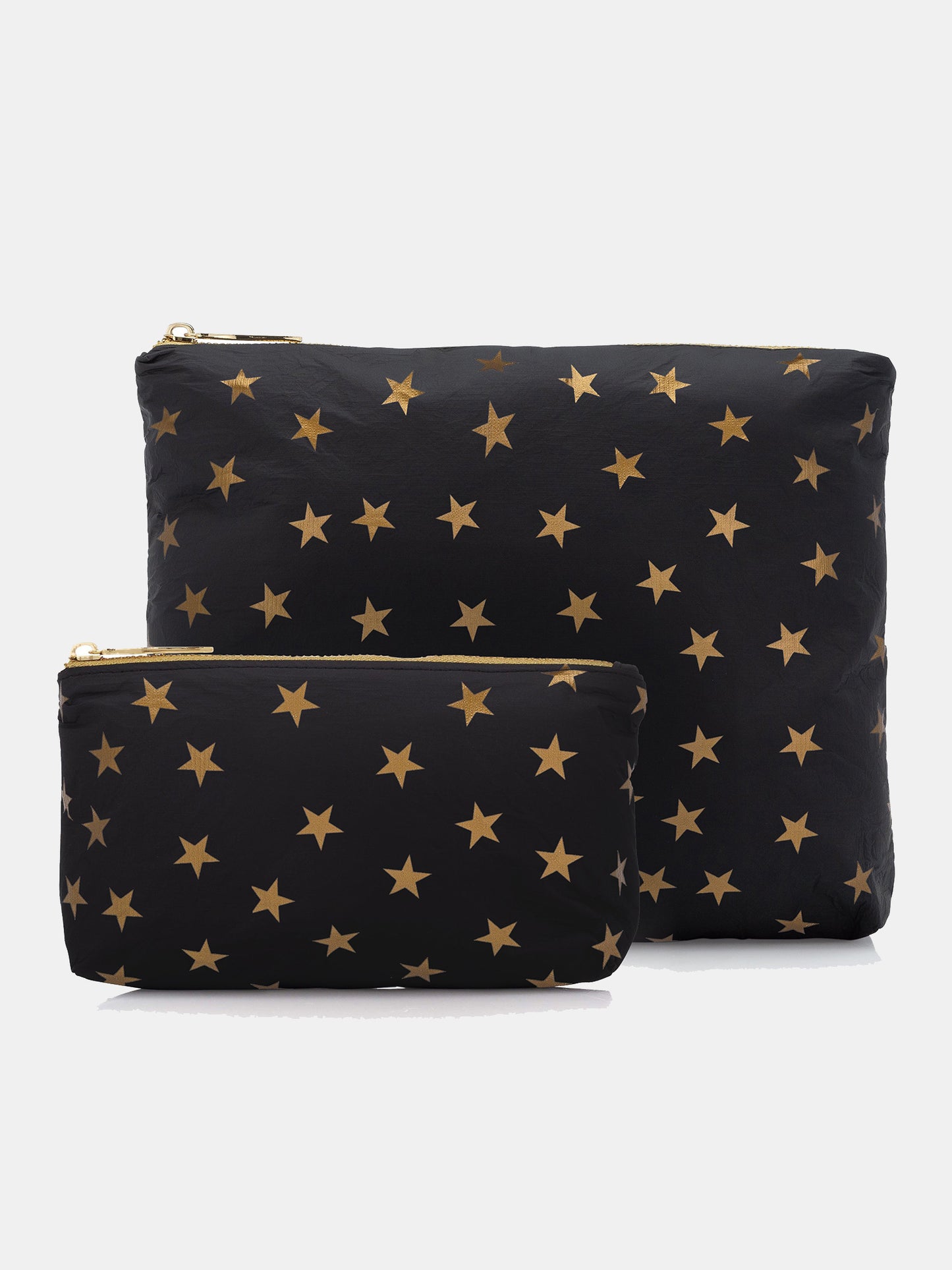 Hilovetravel Two Piece Set Black Myriad Gold Stars - Saint Bernard