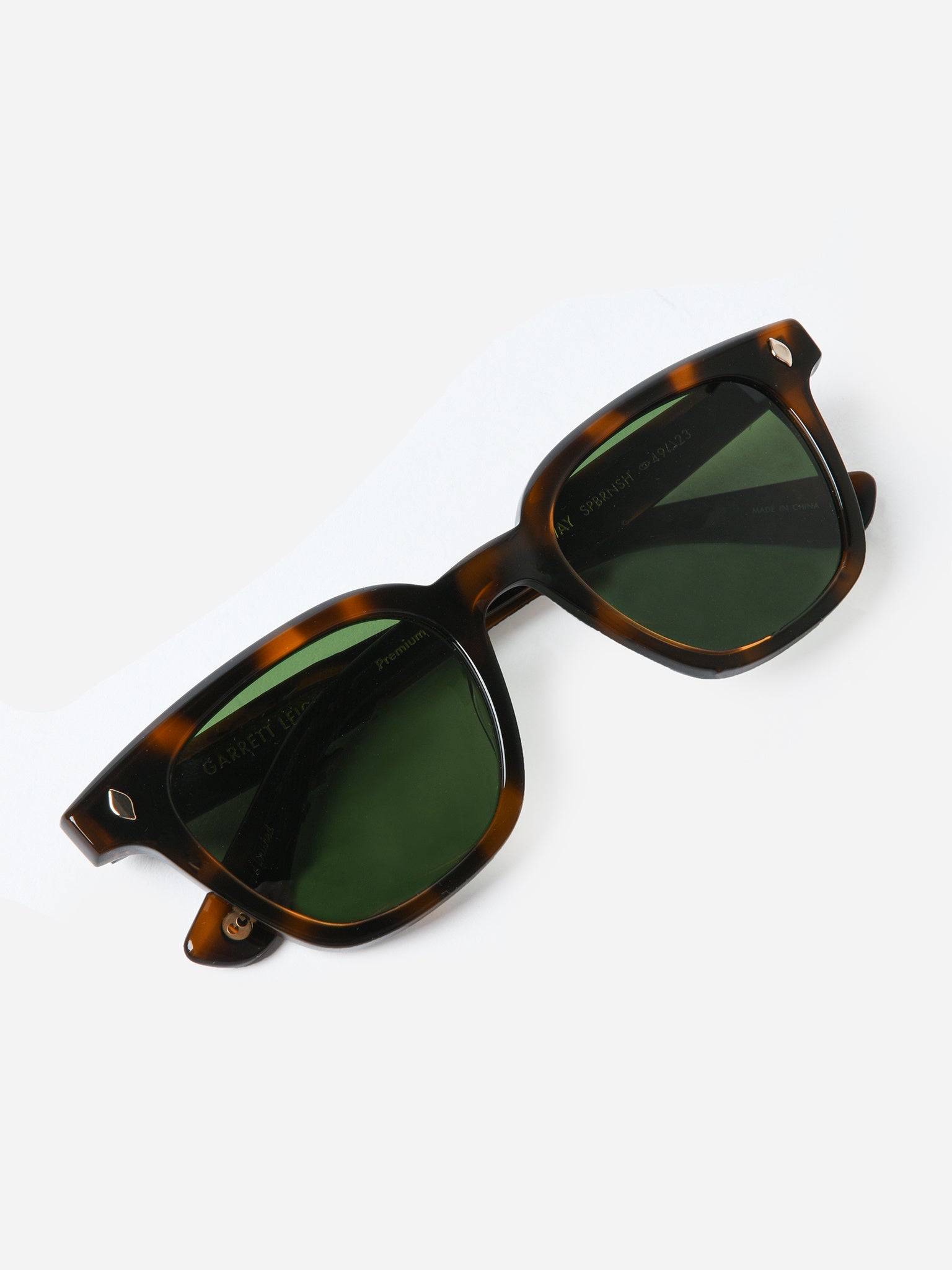 Lunettes De Soleil Garrett Leight GLCO Modèle Broadway - Couleur Olio - Neuves Jamais Portées