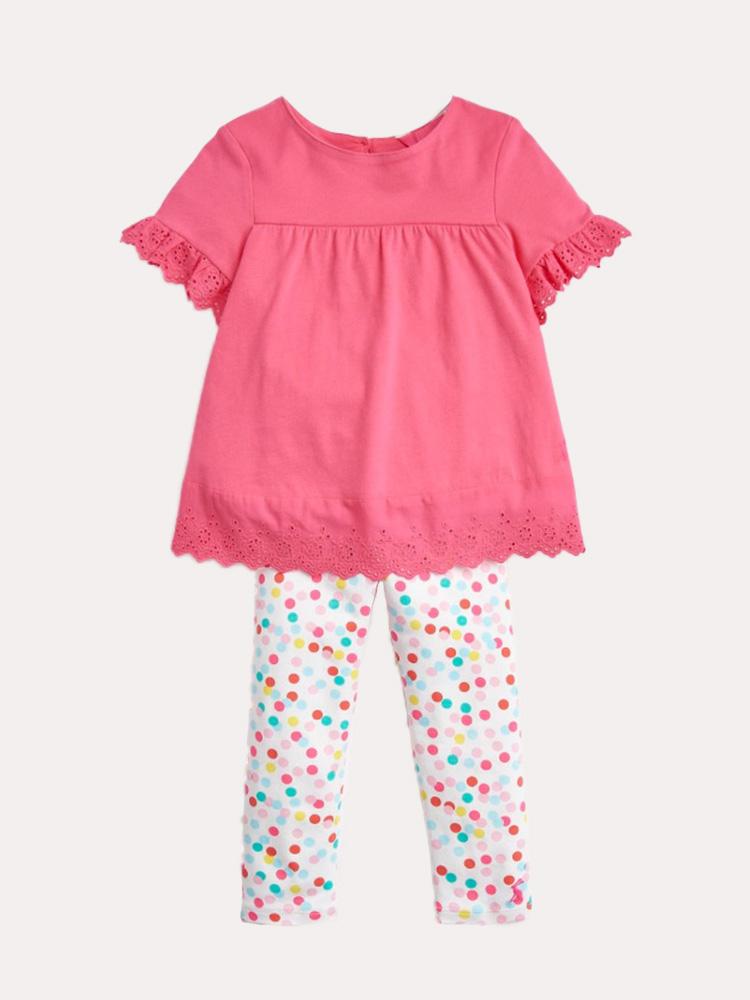 Little Joules Girls' Nell Set - Saint Bernard