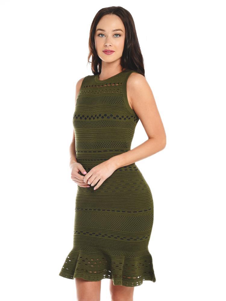 Milly Knit Lace Cutout Mermaid Dress Milly Knit Lace Cutout Mermaid Dress