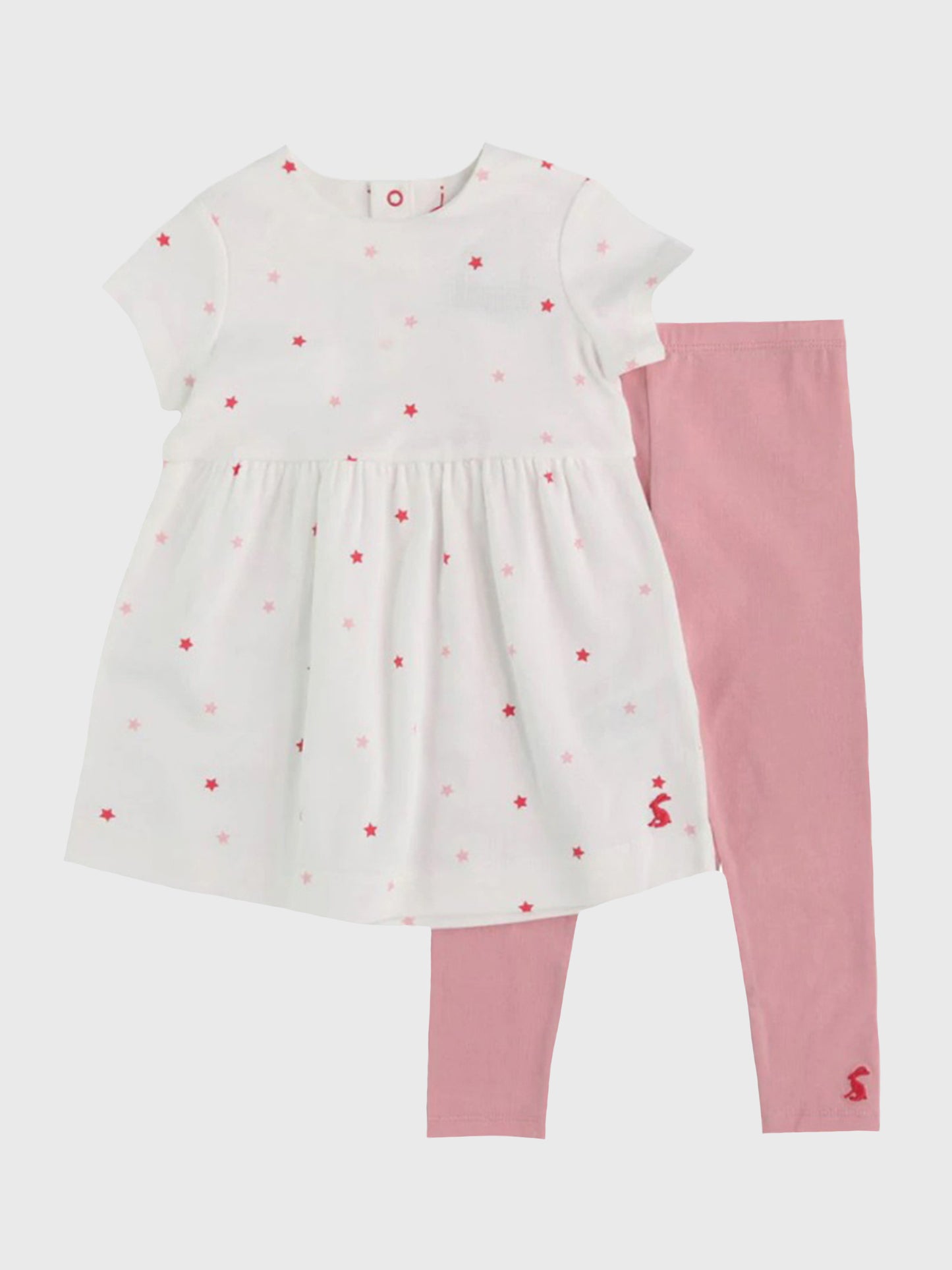 Little Joules Little Girls' Christina Dress And Legging Set - Saint Bernard