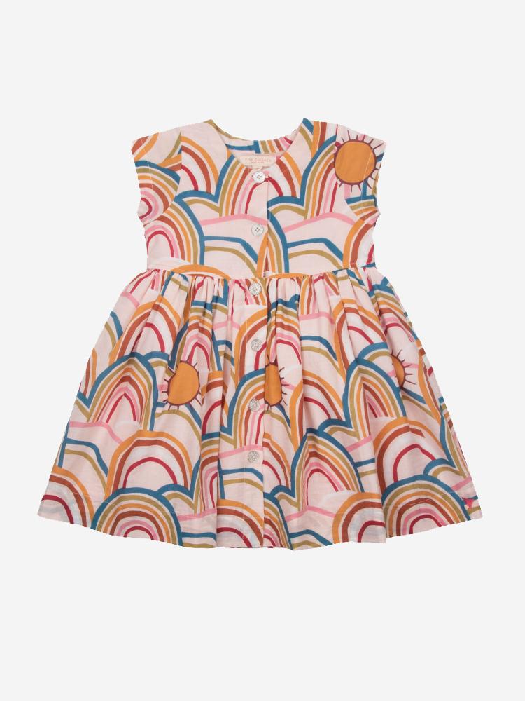 Pink Chicken Girls’ Winnie Dress - Saint Bernard