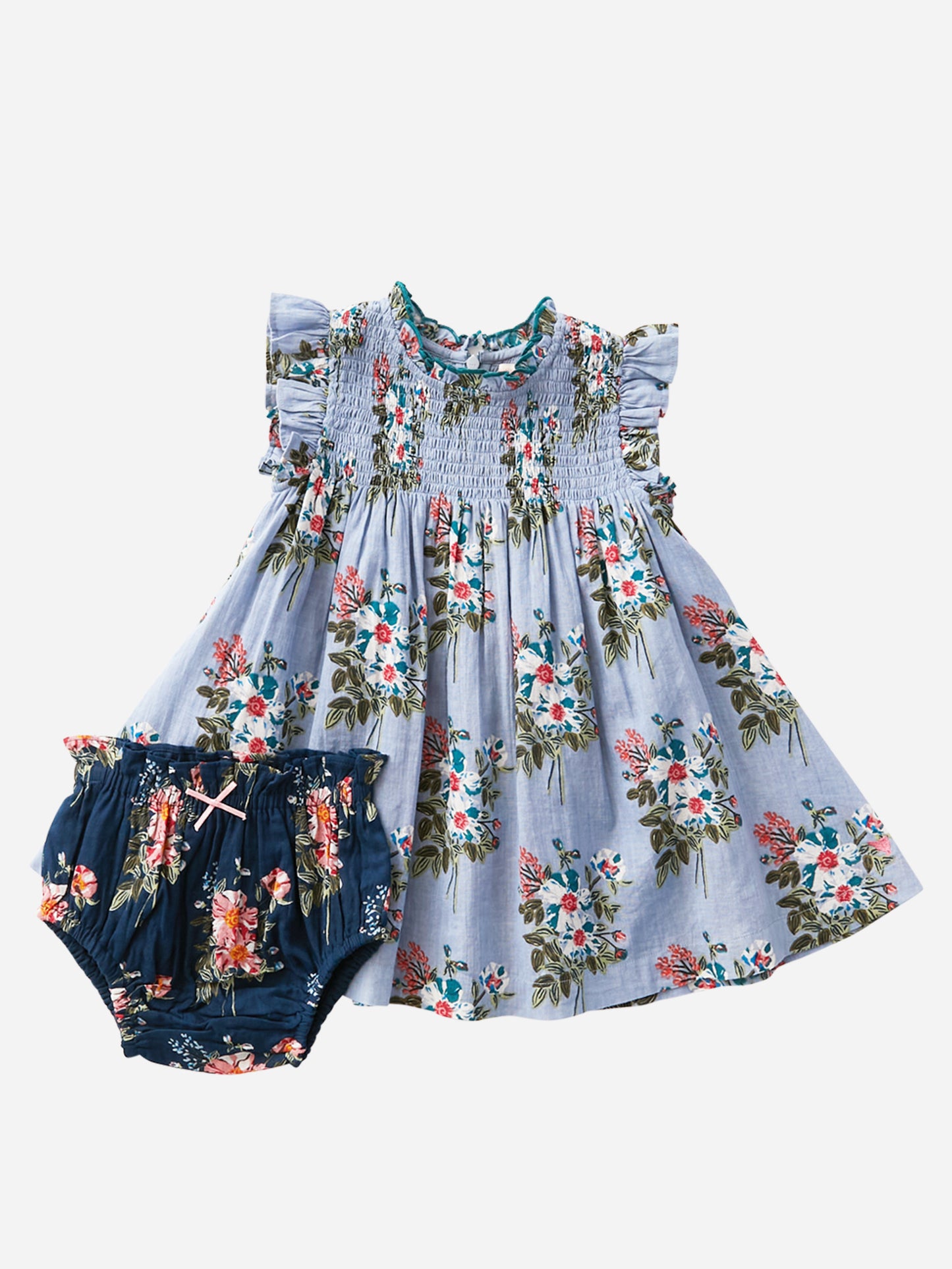 Pink Chicken Little Girls' Stevie Dress Set - Saint Bernard