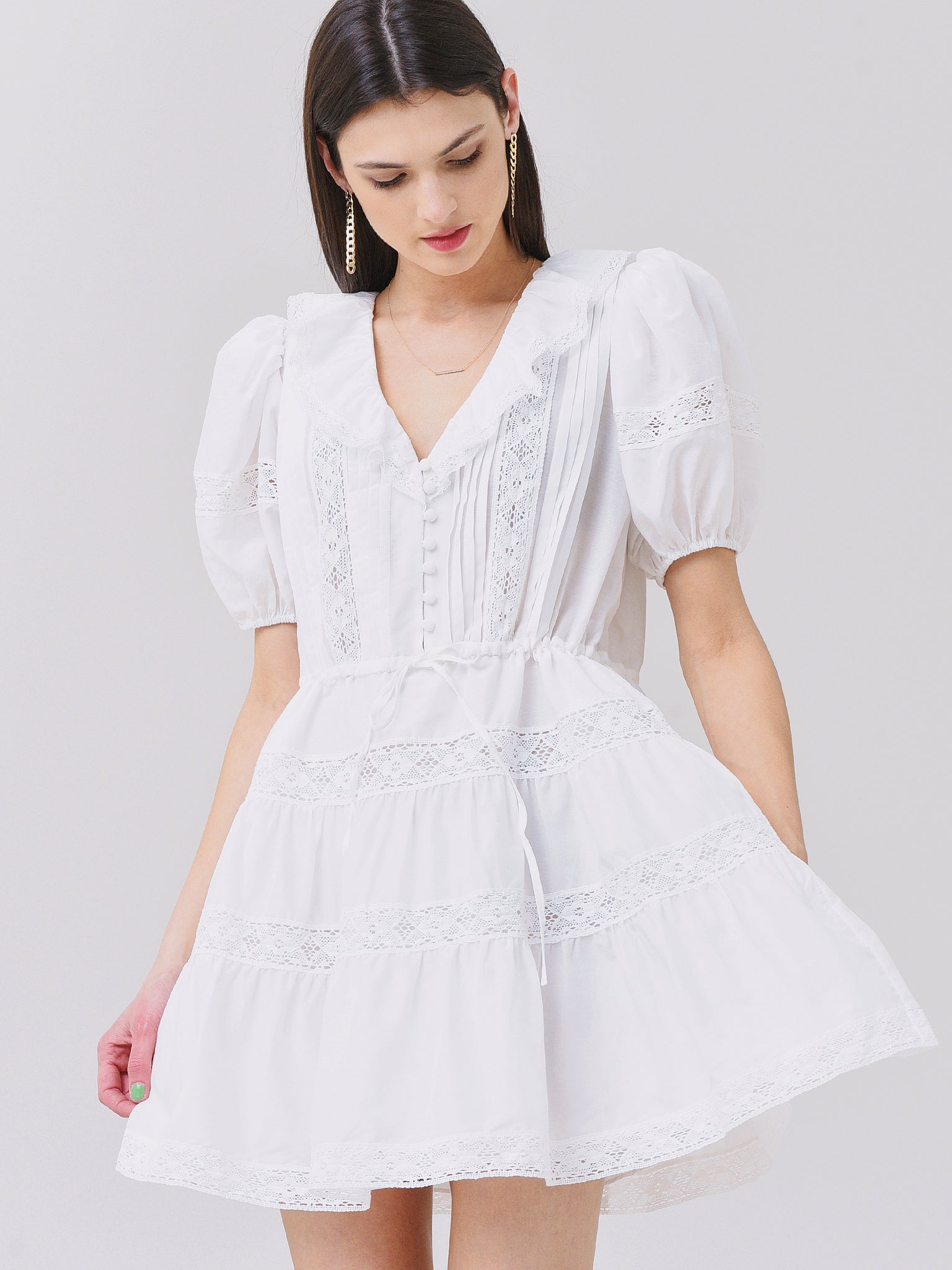 mini wedding after party dress The Gabriella After Party Mini White / 14