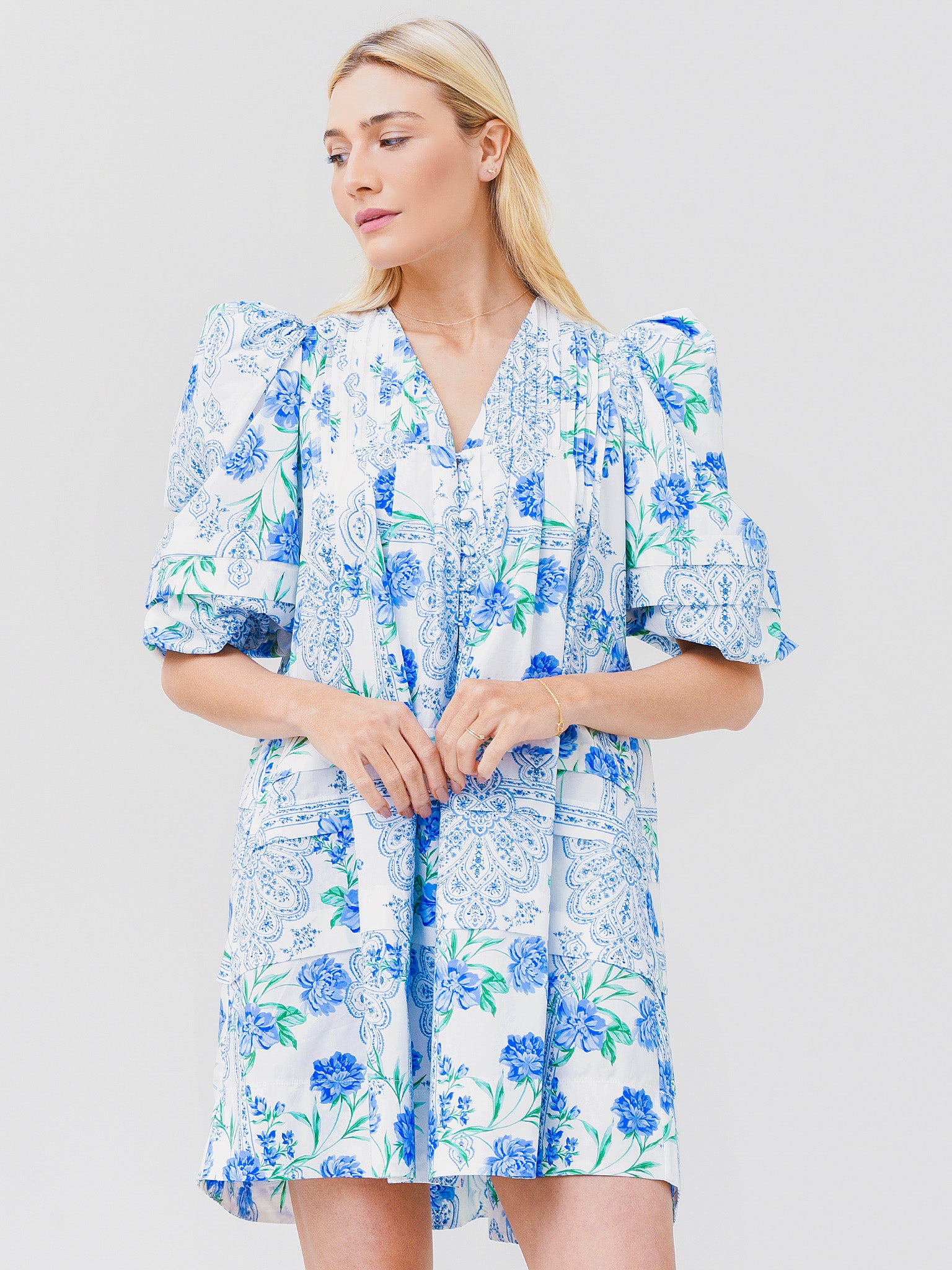 hunter bell blue dress FAFI MINI DRESS main image 0