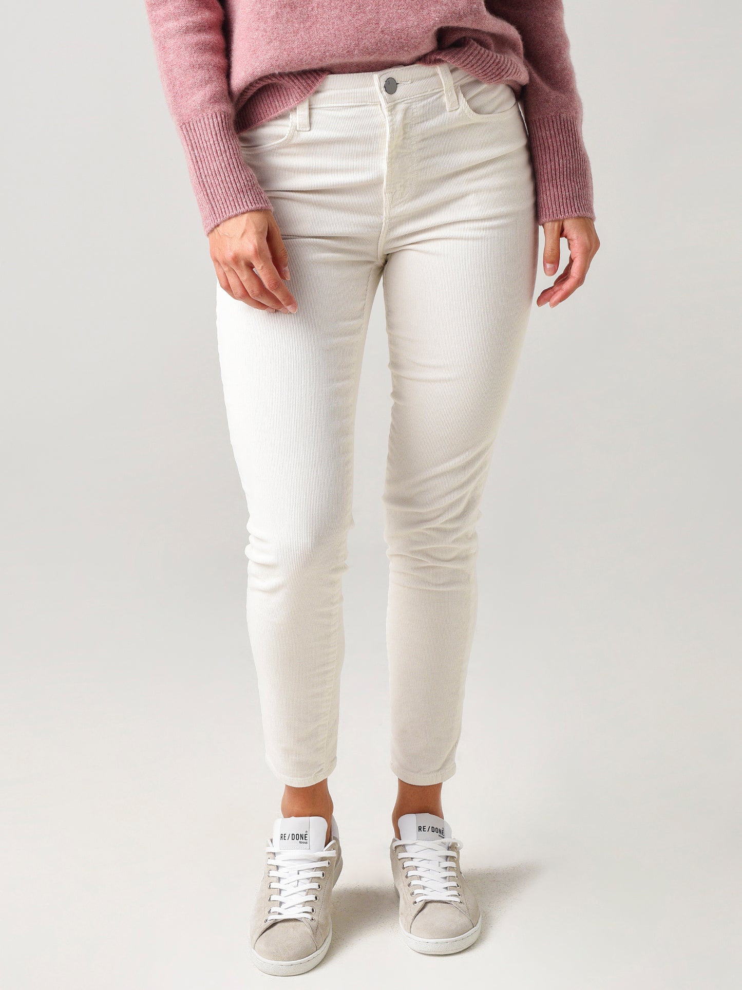 J Brand Women's Alana High Rise Crop Skinny Jean - Saint Bernard