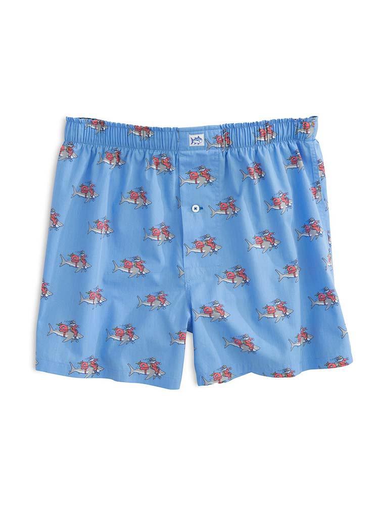 Southern Tide Great White Christmas Boxers