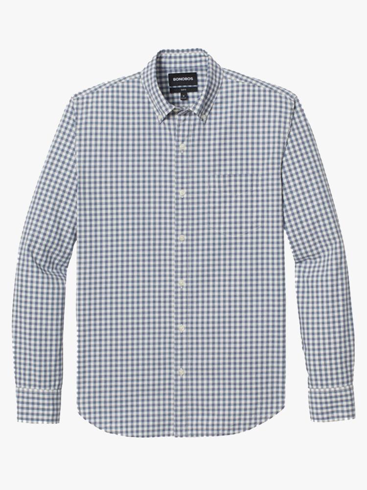 Bonobos Men’s Solid Washed Button Down Shirt - Saint Bernard