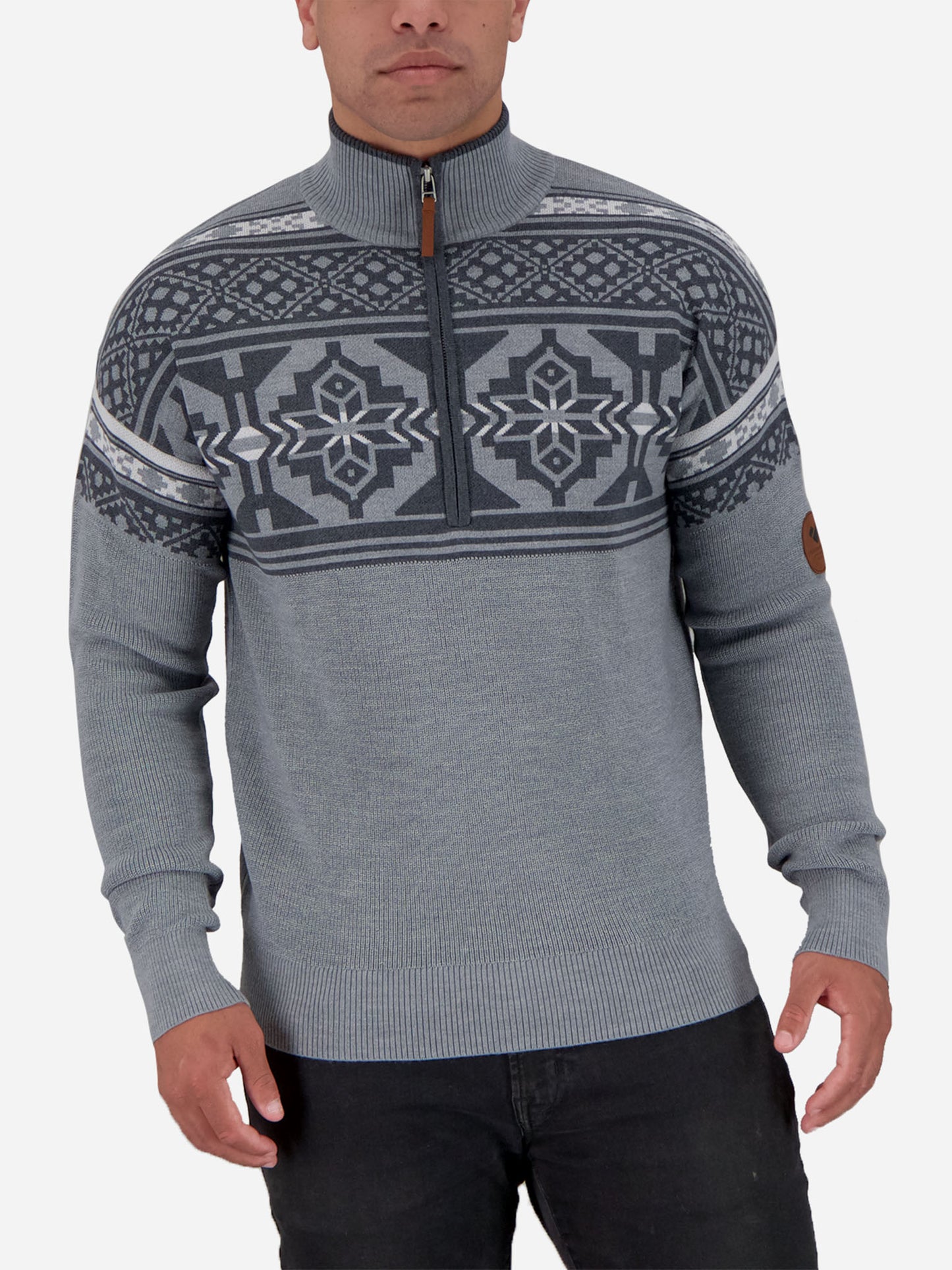 Obermeyer Men's Fritz Half-Zip Sweater - Saint Bernard